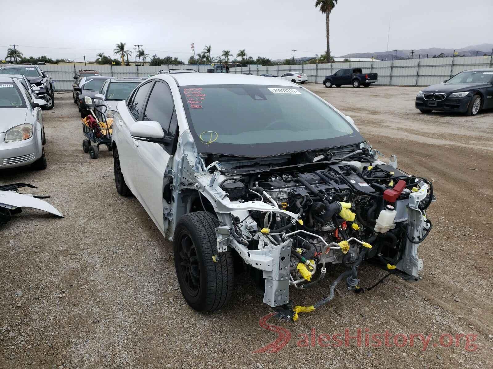 JTDKBRFU6J3063993 2018 TOYOTA PRIUS