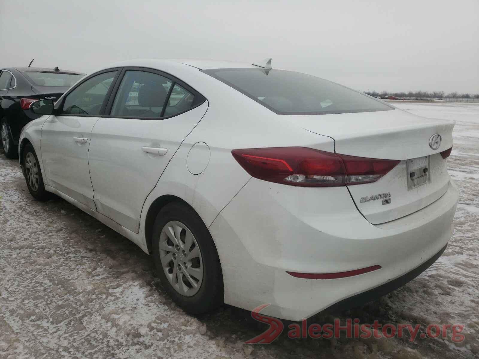 5NPD74LF8HH163546 2017 HYUNDAI ELANTRA