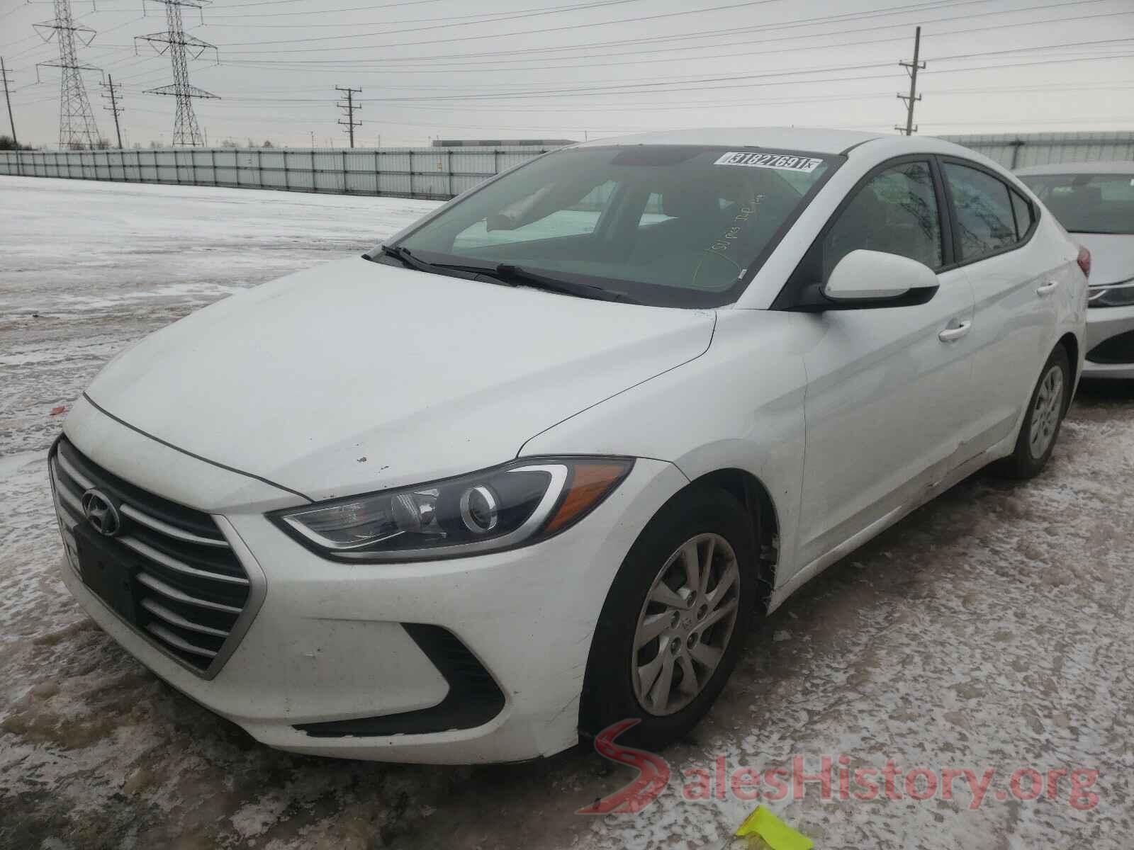 5NPD74LF8HH163546 2017 HYUNDAI ELANTRA