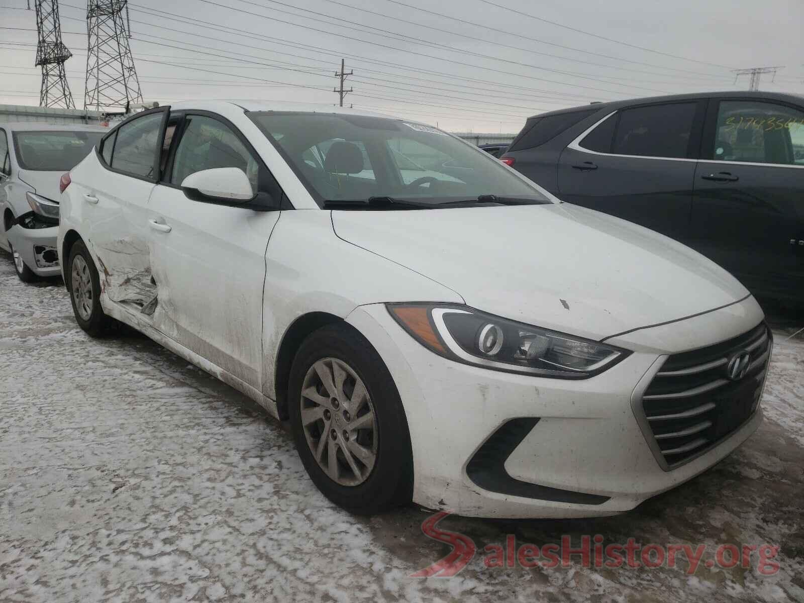 5NPD74LF8HH163546 2017 HYUNDAI ELANTRA