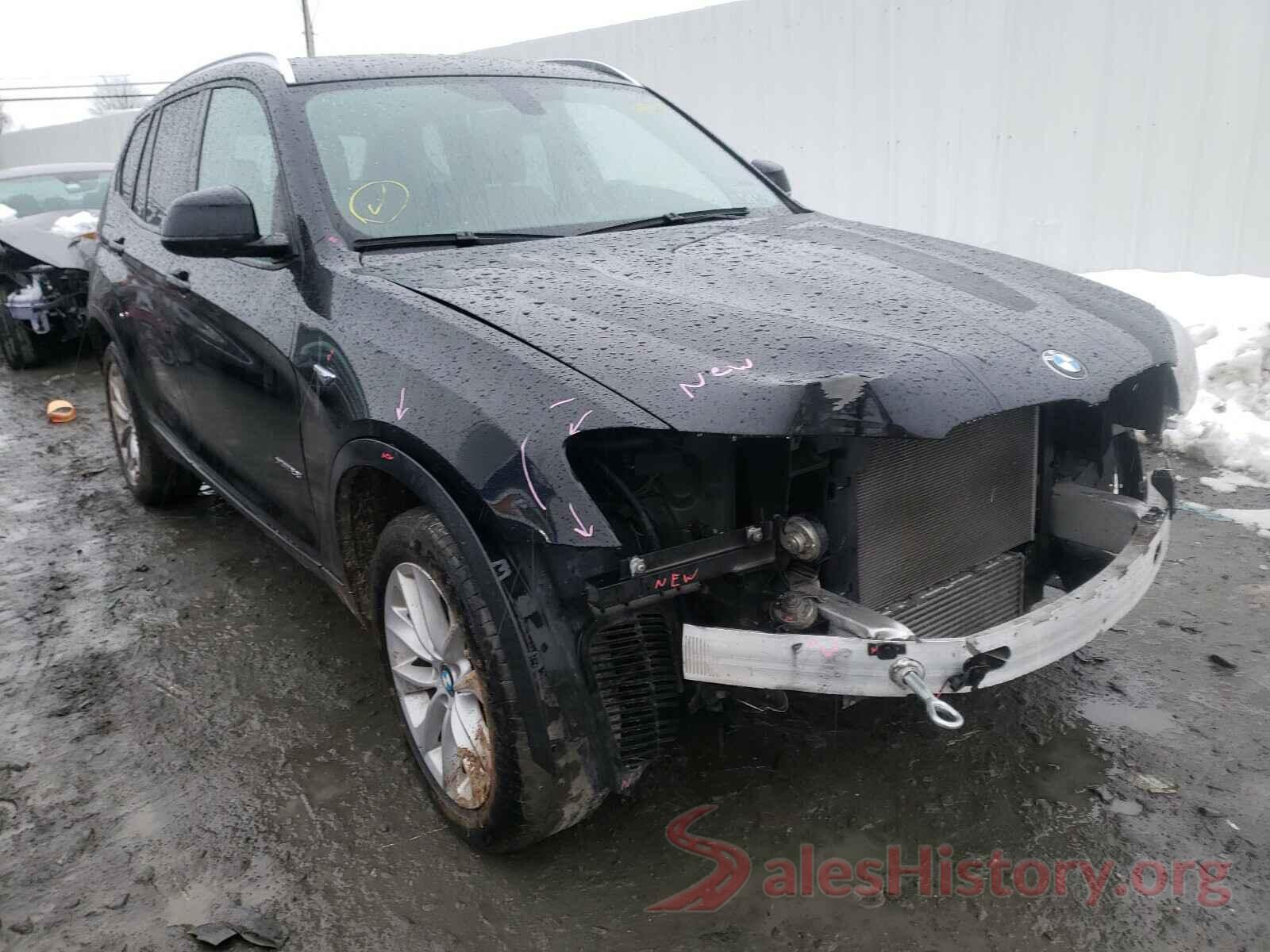 5UXWX9C59G0D65659 2016 BMW X3