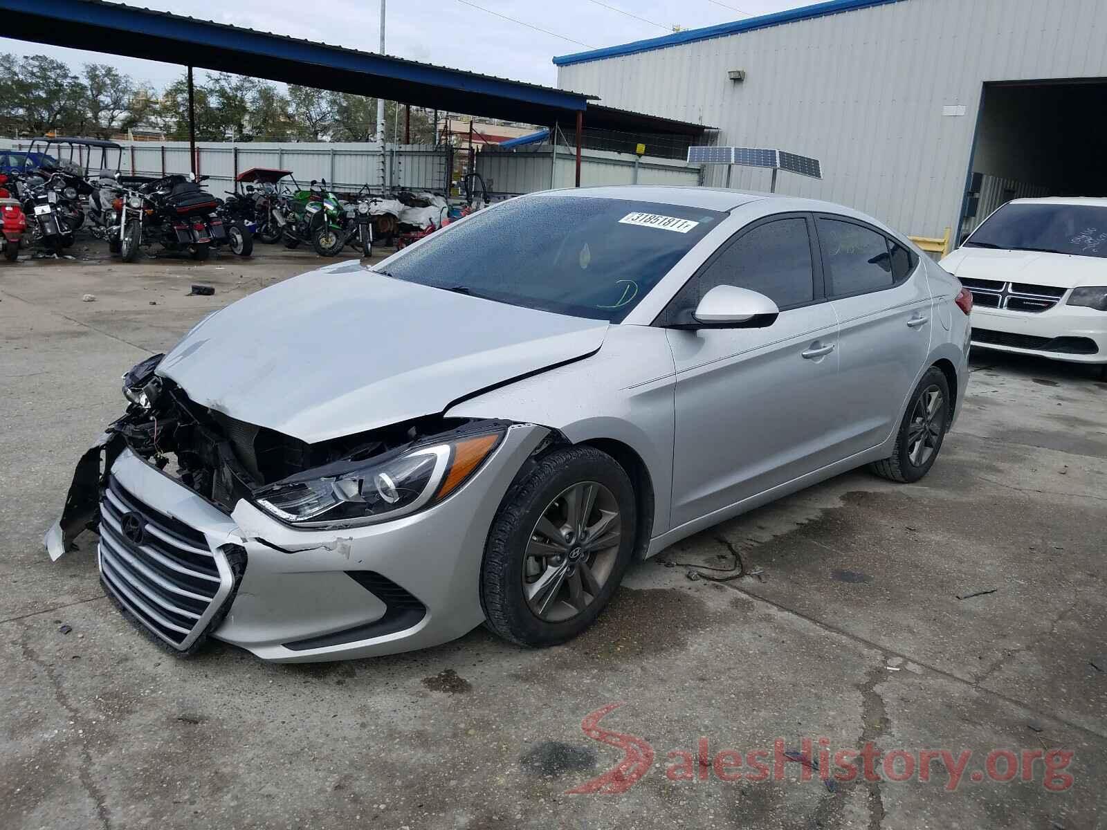 5NPD84LF7JH329574 2018 HYUNDAI ELANTRA