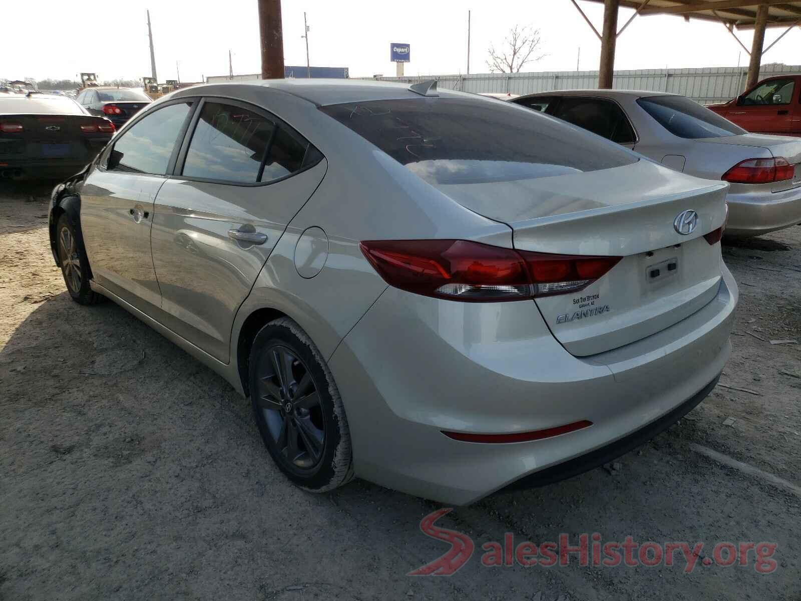 5NPD84LF6HH018230 2017 HYUNDAI ELANTRA