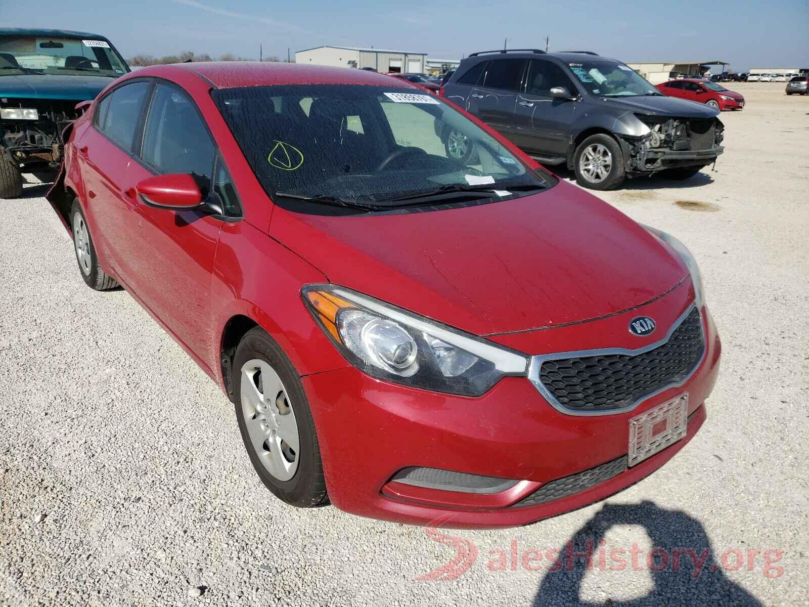 KNAFK4A67G5607652 2016 KIA FORTE