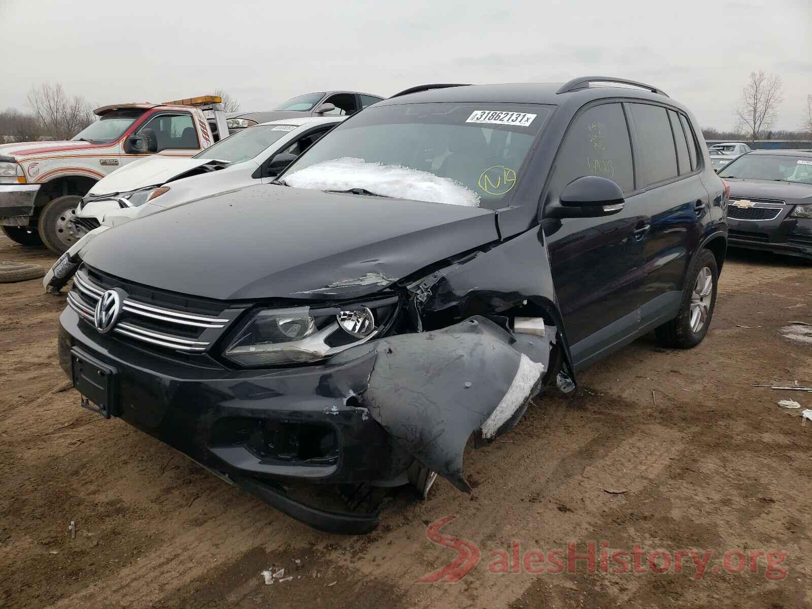 WVGBV7AX8GW593494 2016 VOLKSWAGEN TIGUAN