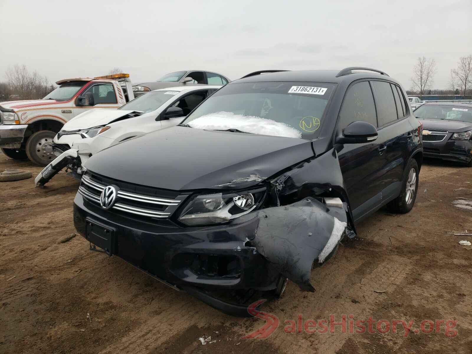 WVGBV7AX8GW593494 2016 VOLKSWAGEN TIGUAN