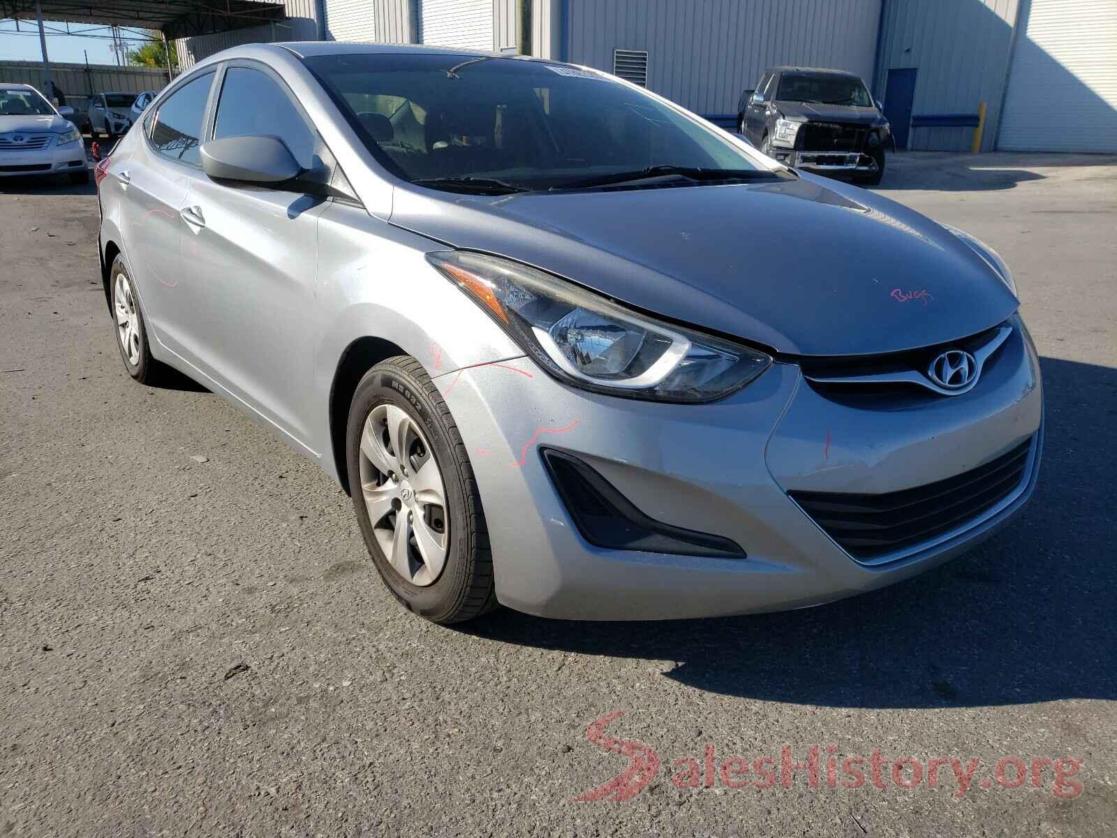 5NPDH4AEXGH752622 2016 HYUNDAI ELANTRA