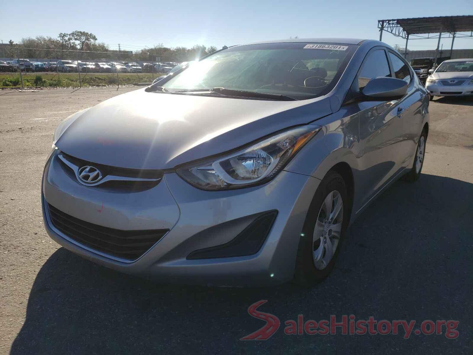 5NPDH4AEXGH752622 2016 HYUNDAI ELANTRA