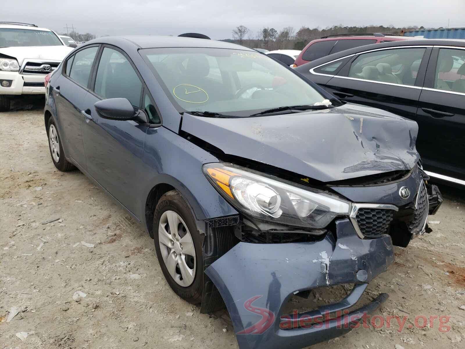 KNAFK4A62G5597774 2016 KIA FORTE