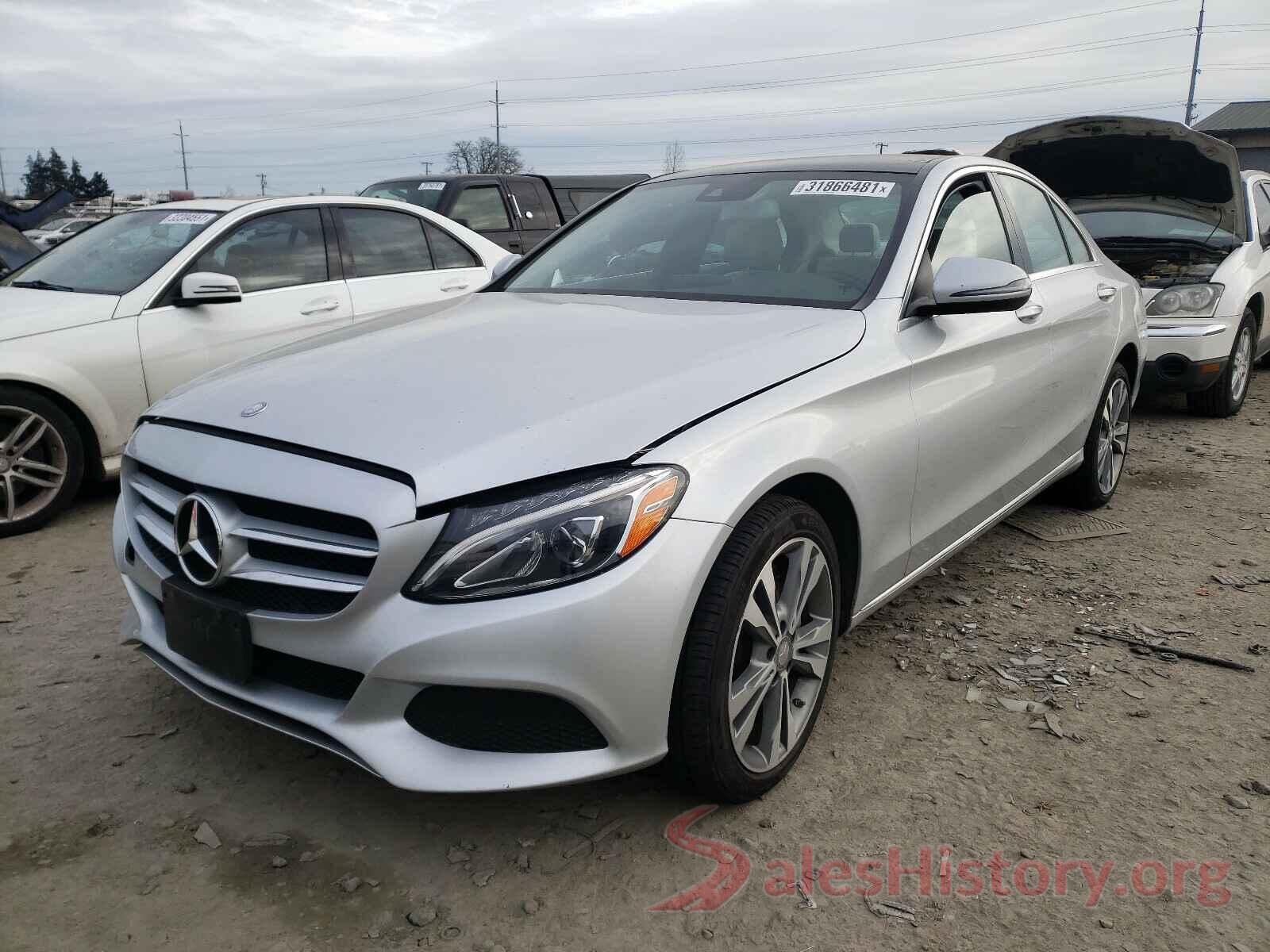 55SWF4KB2GU135134 2016 MERCEDES-BENZ C CLASS