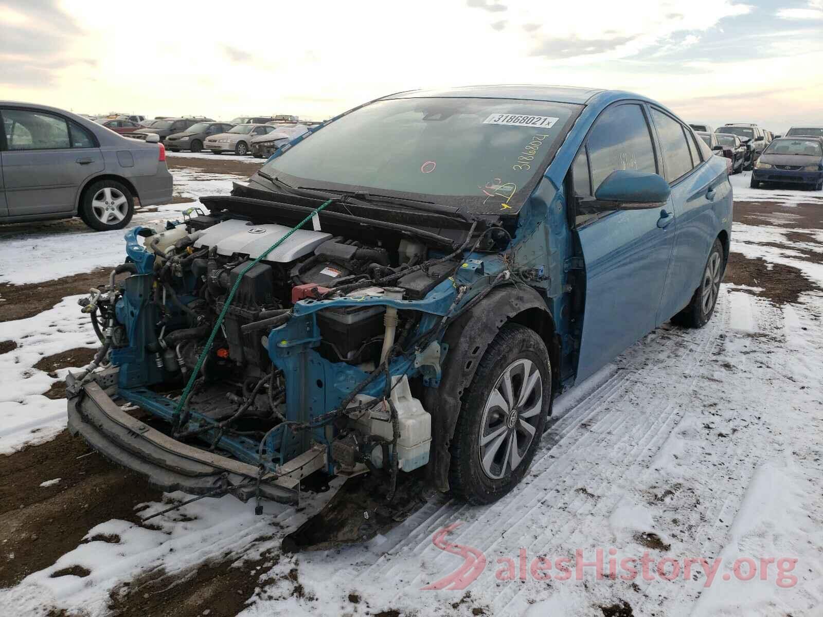 JTDKARFP5H3045265 2017 TOYOTA PRIUS