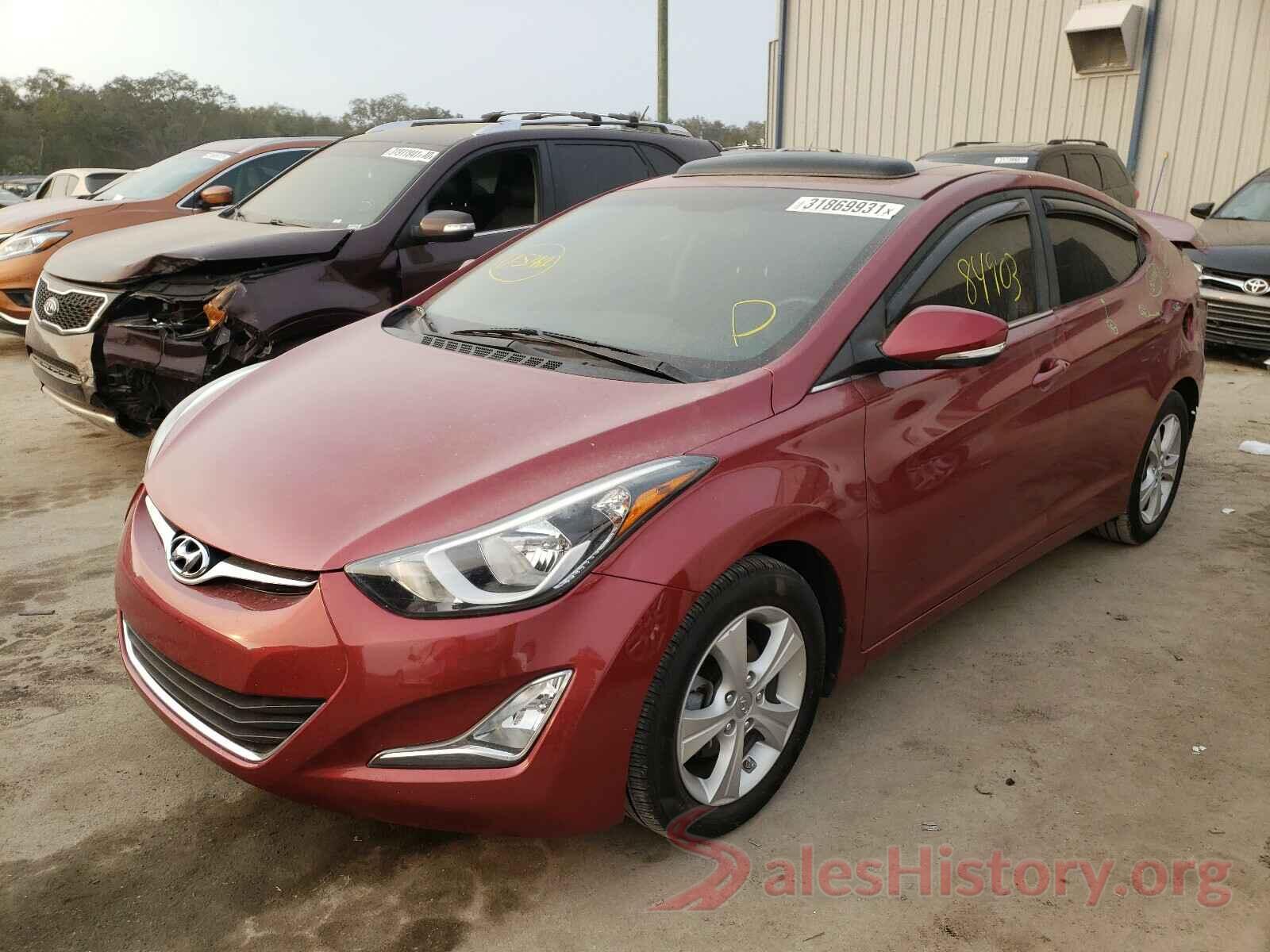 5NPDH4AE9GH736850 2016 HYUNDAI ELANTRA