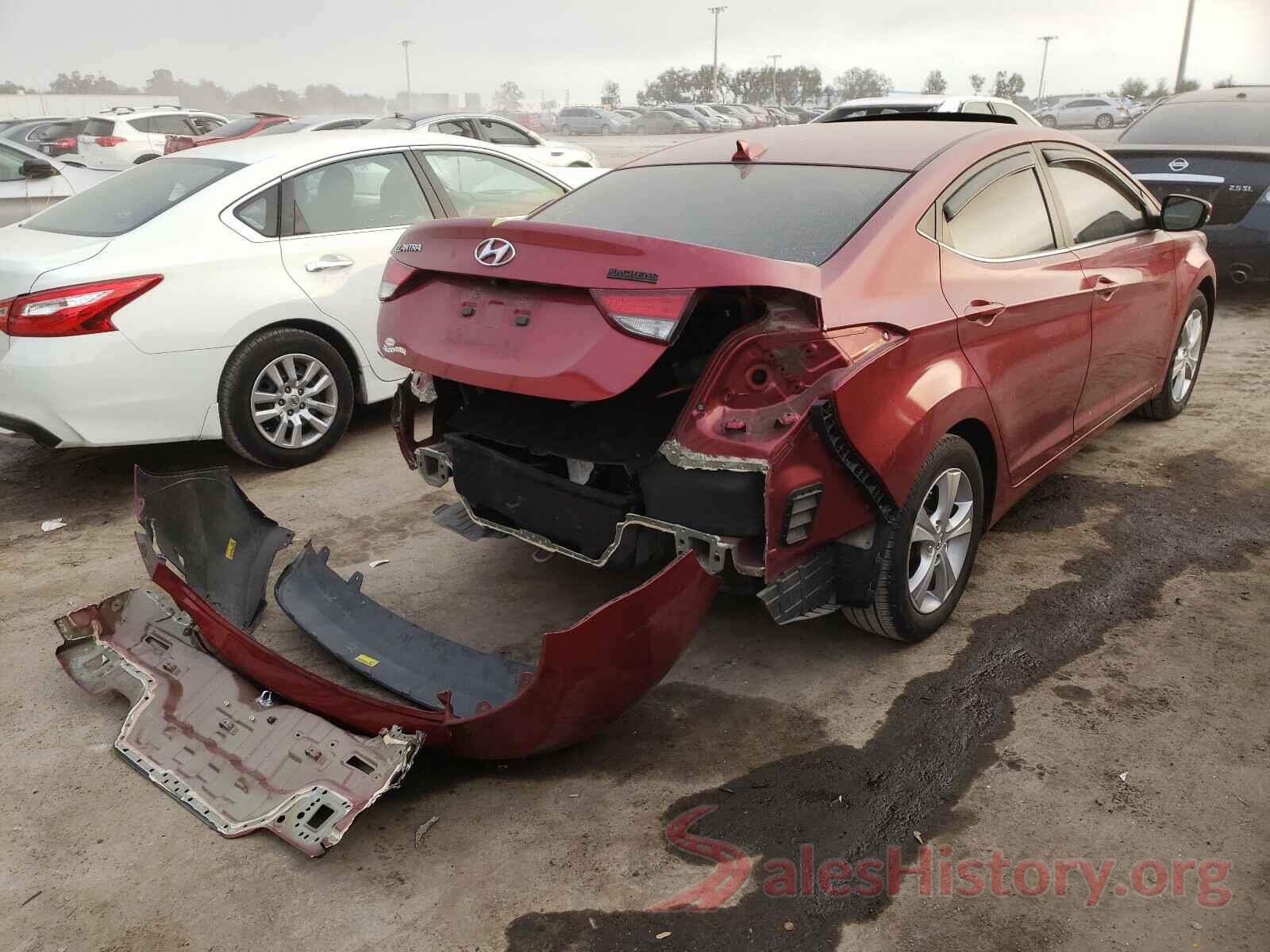 5NPDH4AE9GH736850 2016 HYUNDAI ELANTRA