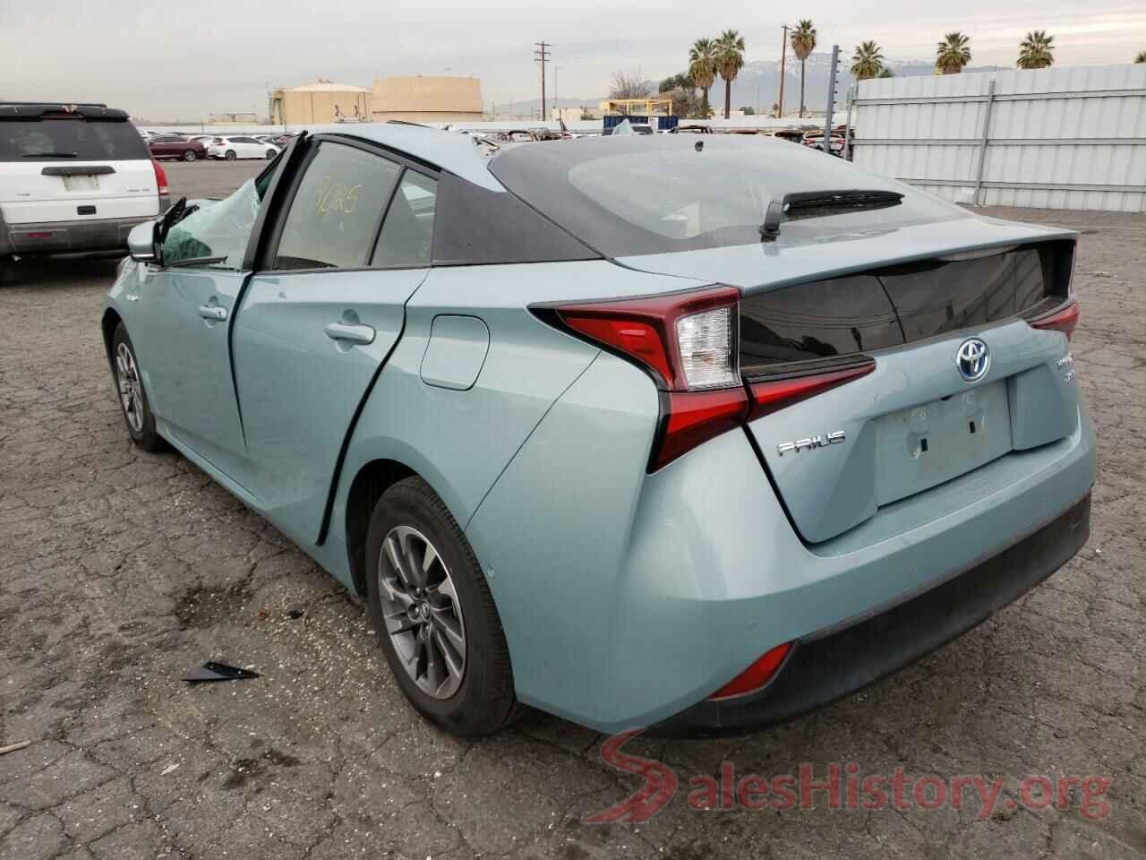 JTDKARFU9K3085958 2019 TOYOTA PRIUS