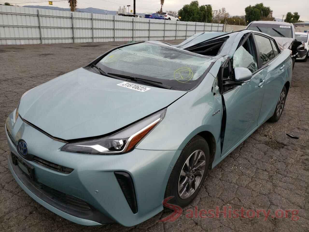 JTDKARFU9K3085958 2019 TOYOTA PRIUS