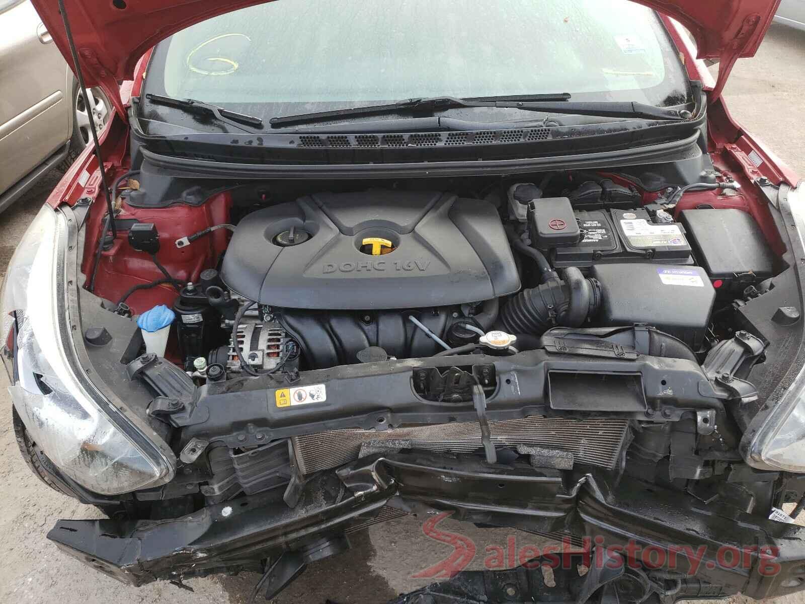 KMHDH4AEXGU633650 2016 HYUNDAI ELANTRA