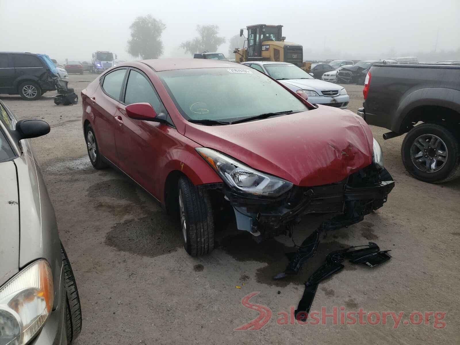 KMHDH4AEXGU633650 2016 HYUNDAI ELANTRA