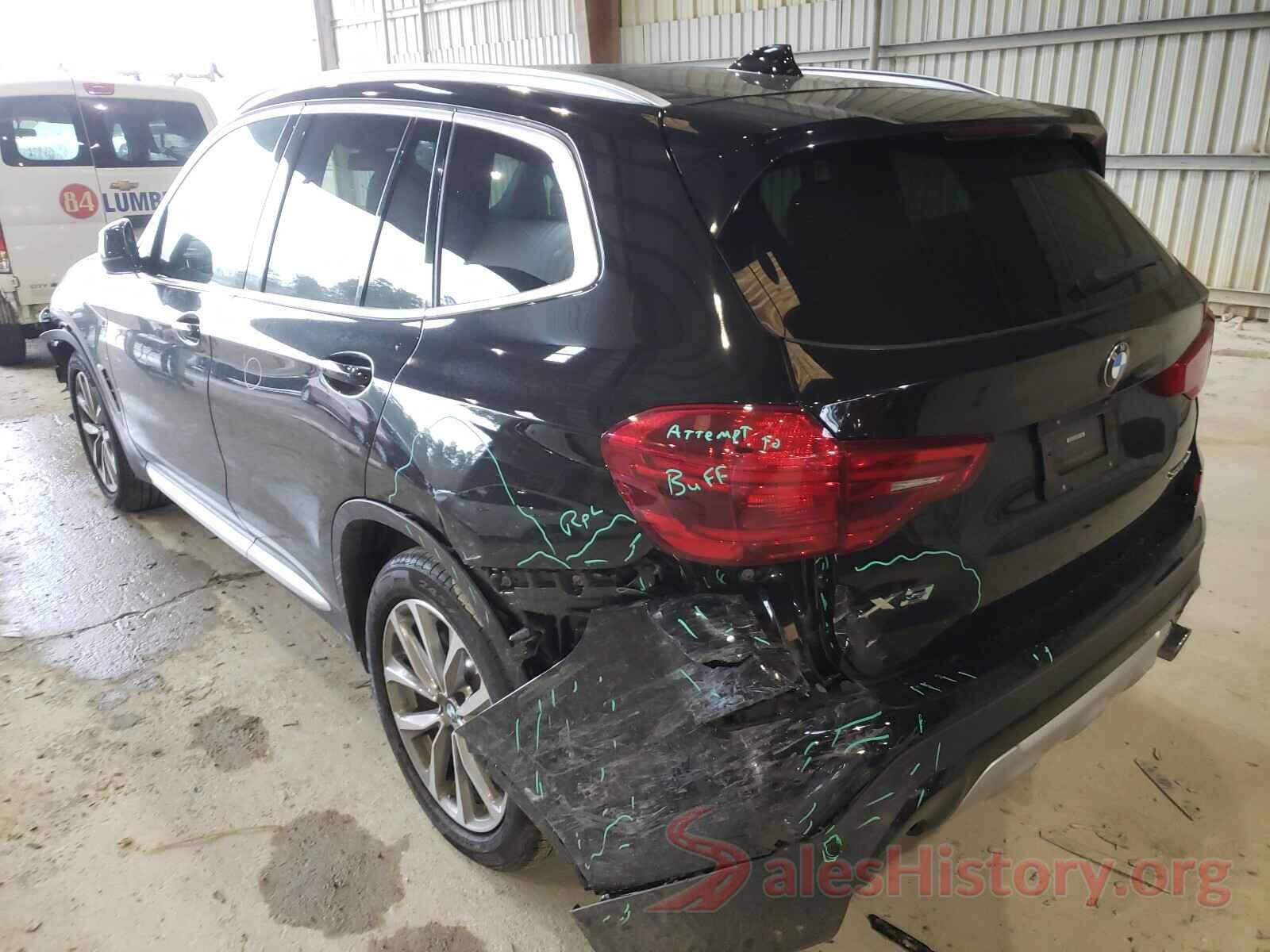 5UXTR7C58KLF32988 2019 BMW X3