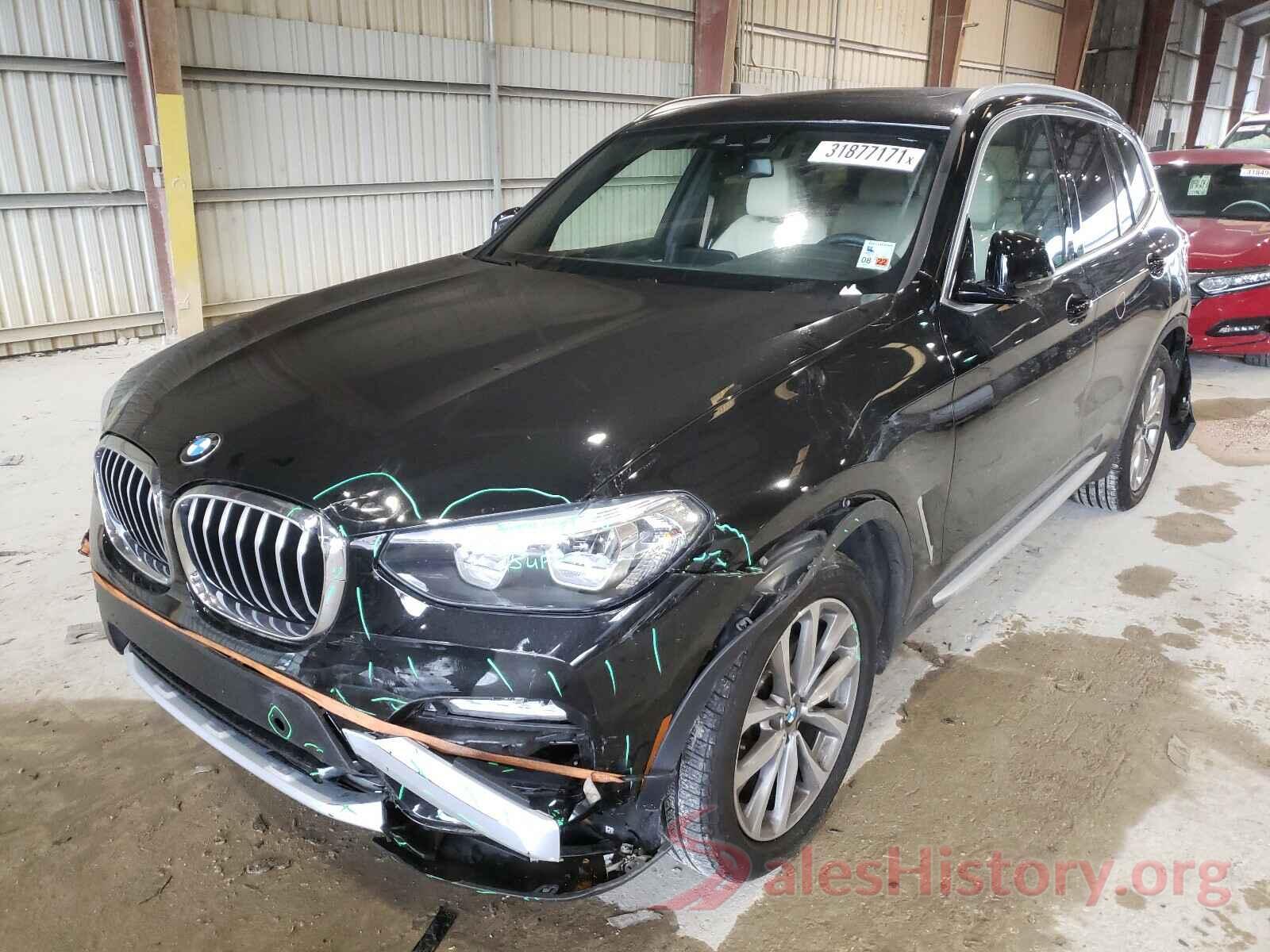 5UXTR7C58KLF32988 2019 BMW X3