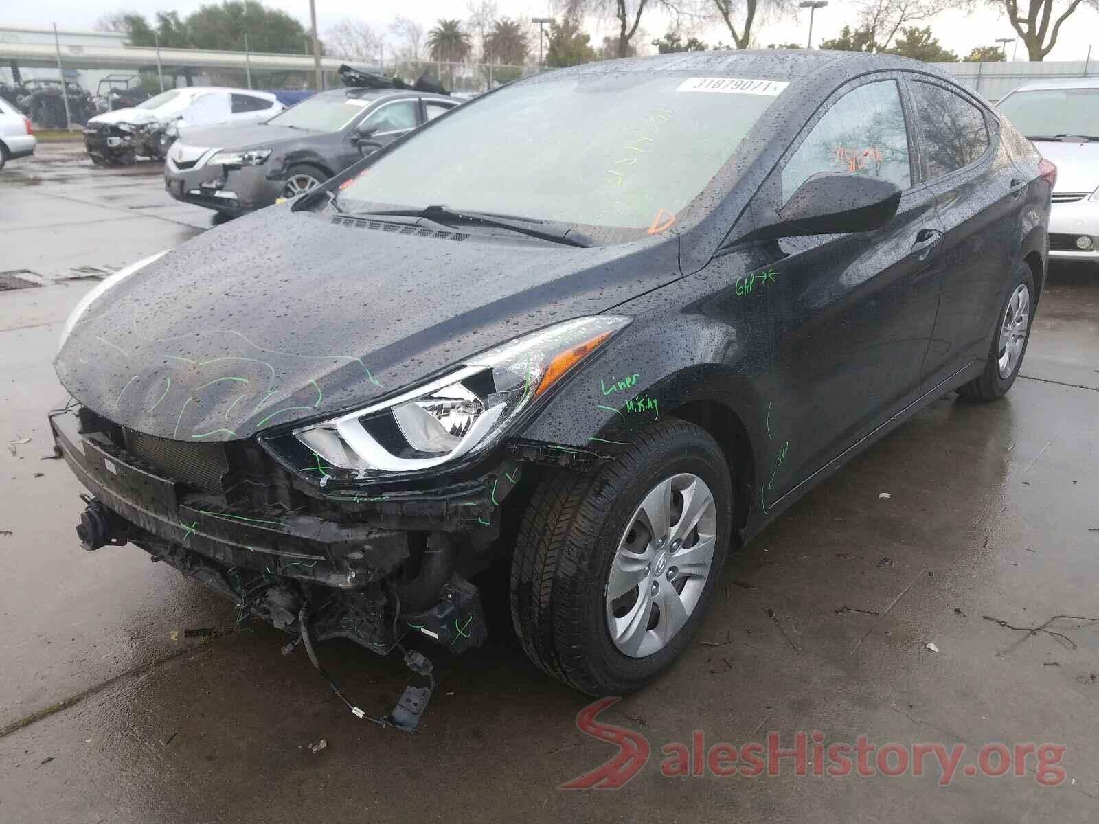 KMHDH4AEXGU640940 2016 HYUNDAI ELANTRA