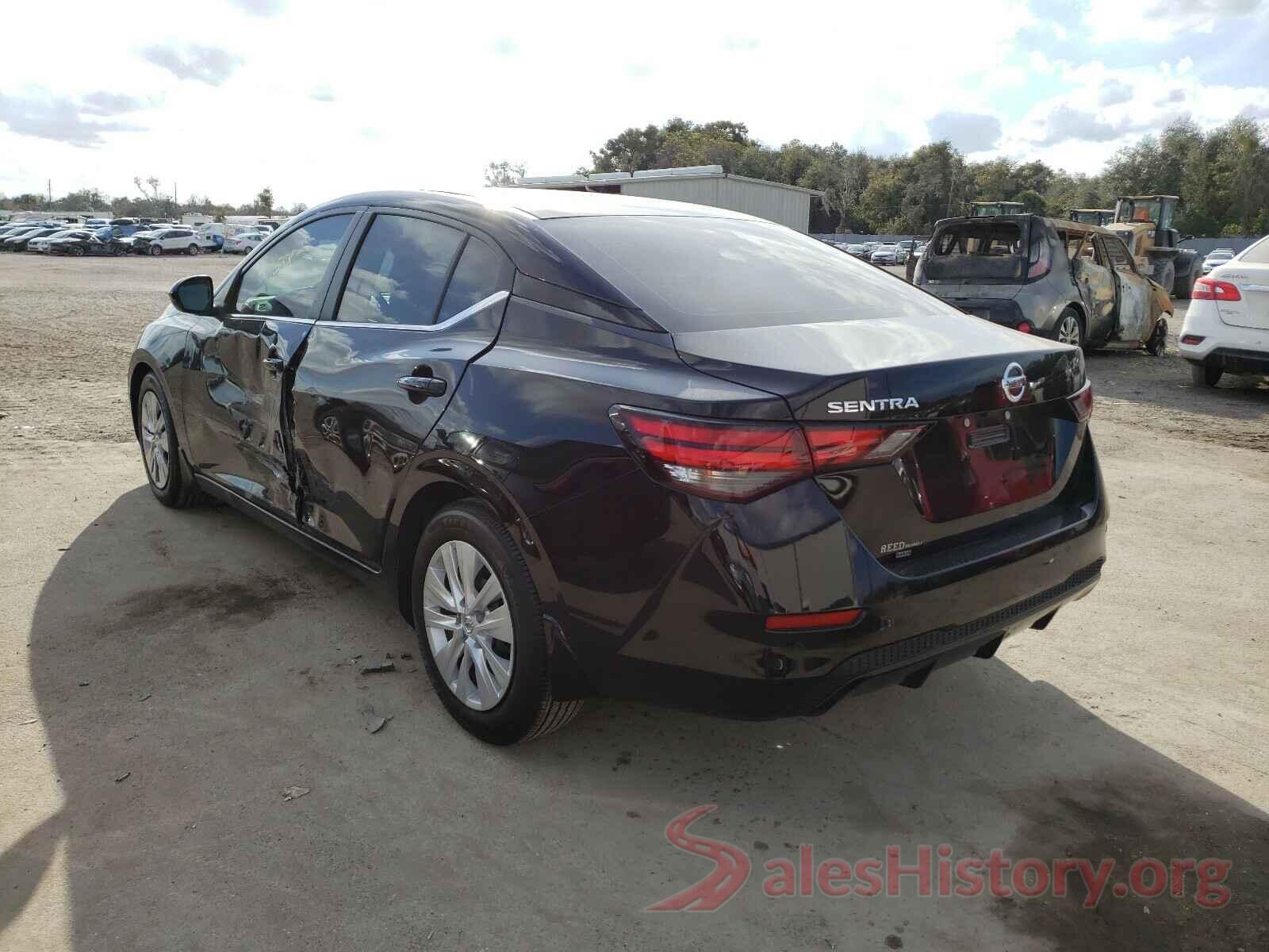 3N1AB8BV8LY307113 2020 NISSAN SENTRA