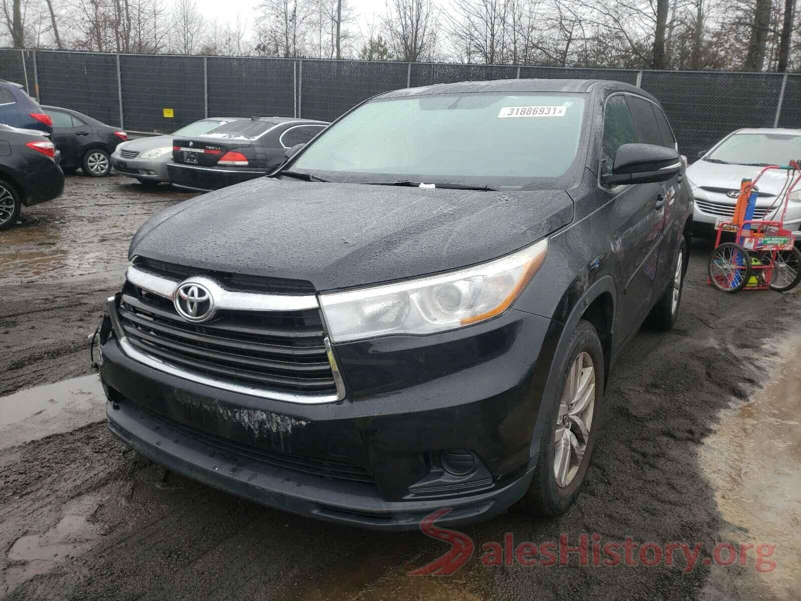 5TDZARFH4GS019096 2016 TOYOTA HIGHLANDER