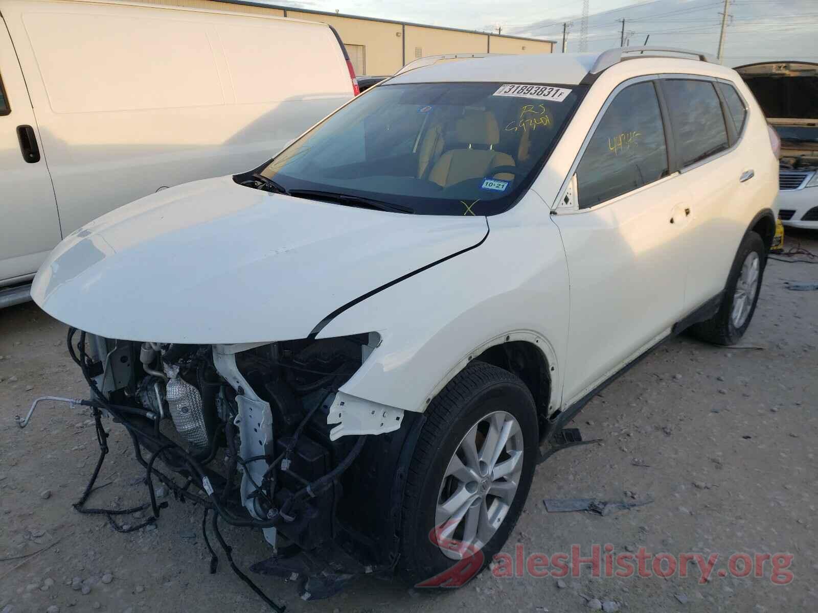 KNMAT2MT9GP593421 2016 NISSAN ROGUE