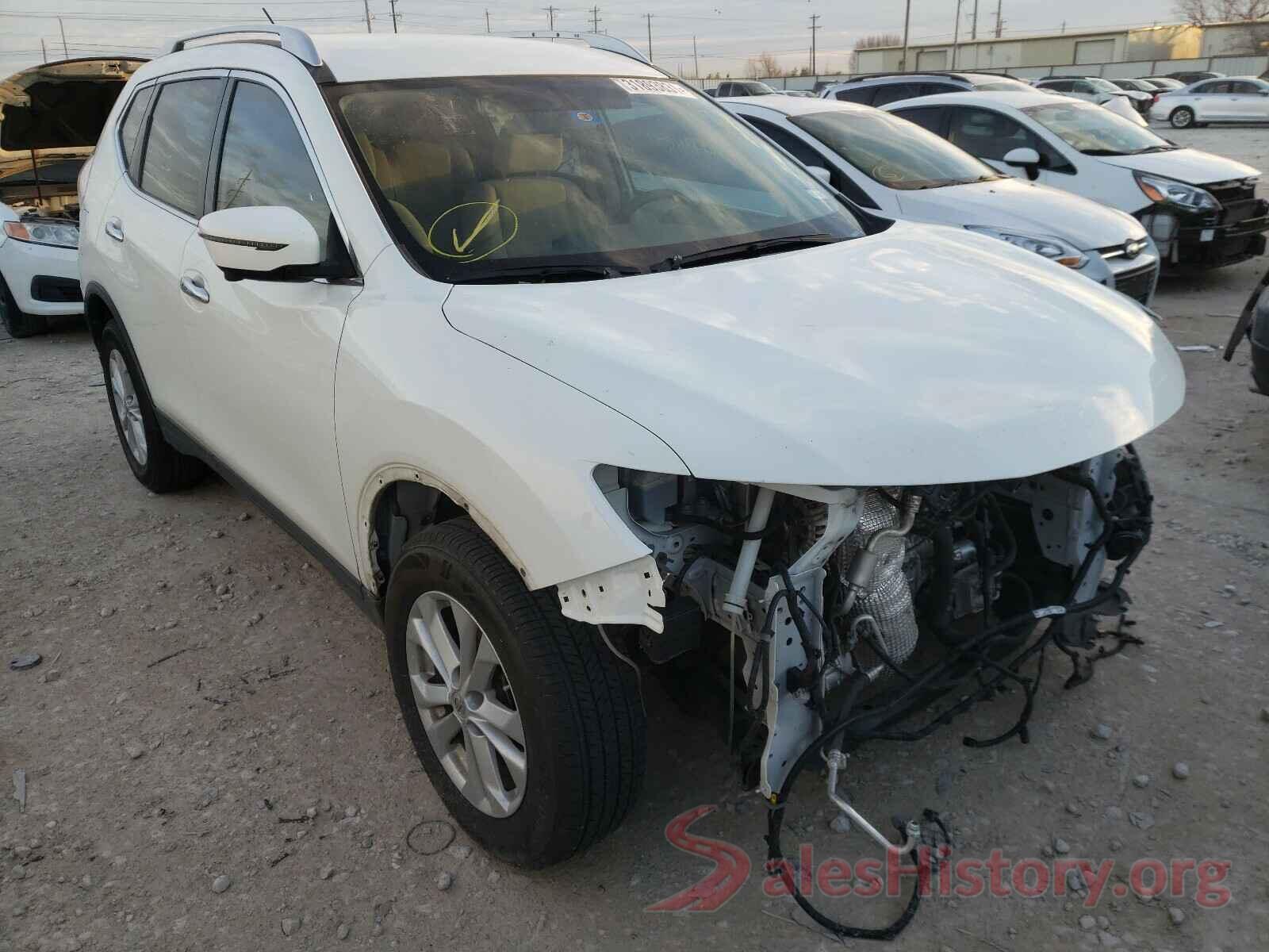 KNMAT2MT9GP593421 2016 NISSAN ROGUE