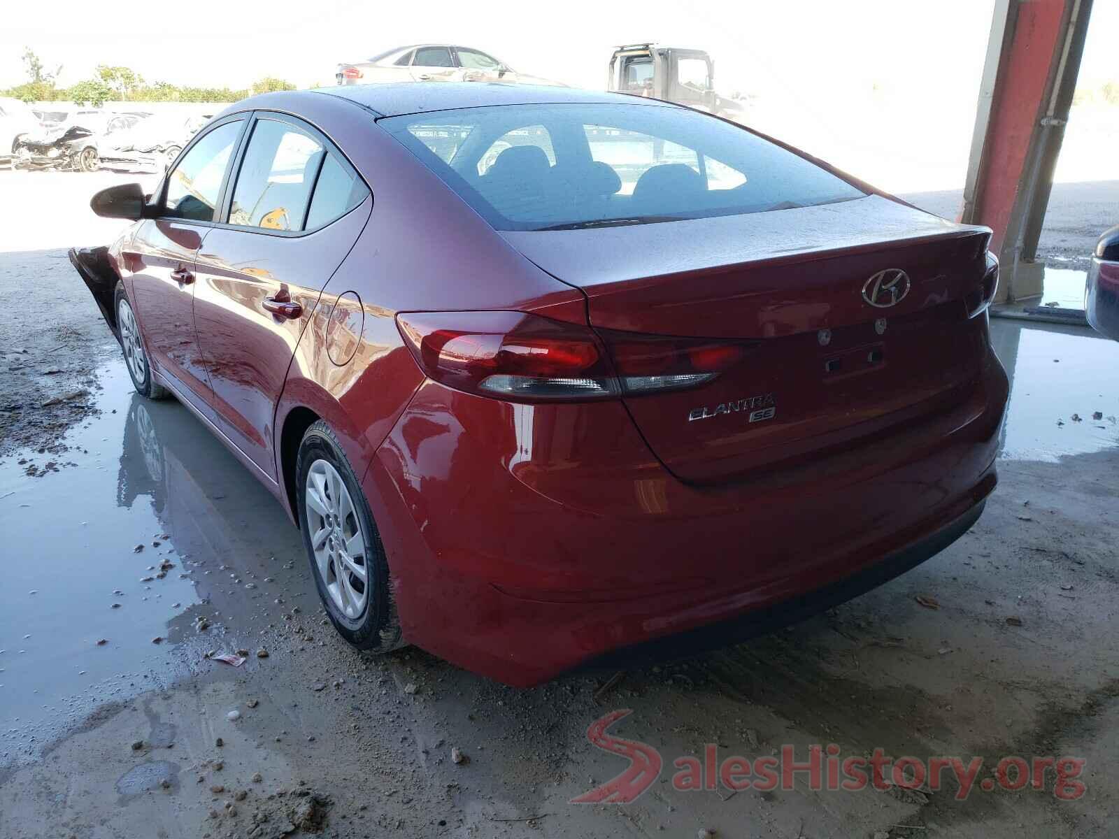 5NPD74LF7JH354431 2018 HYUNDAI ELANTRA