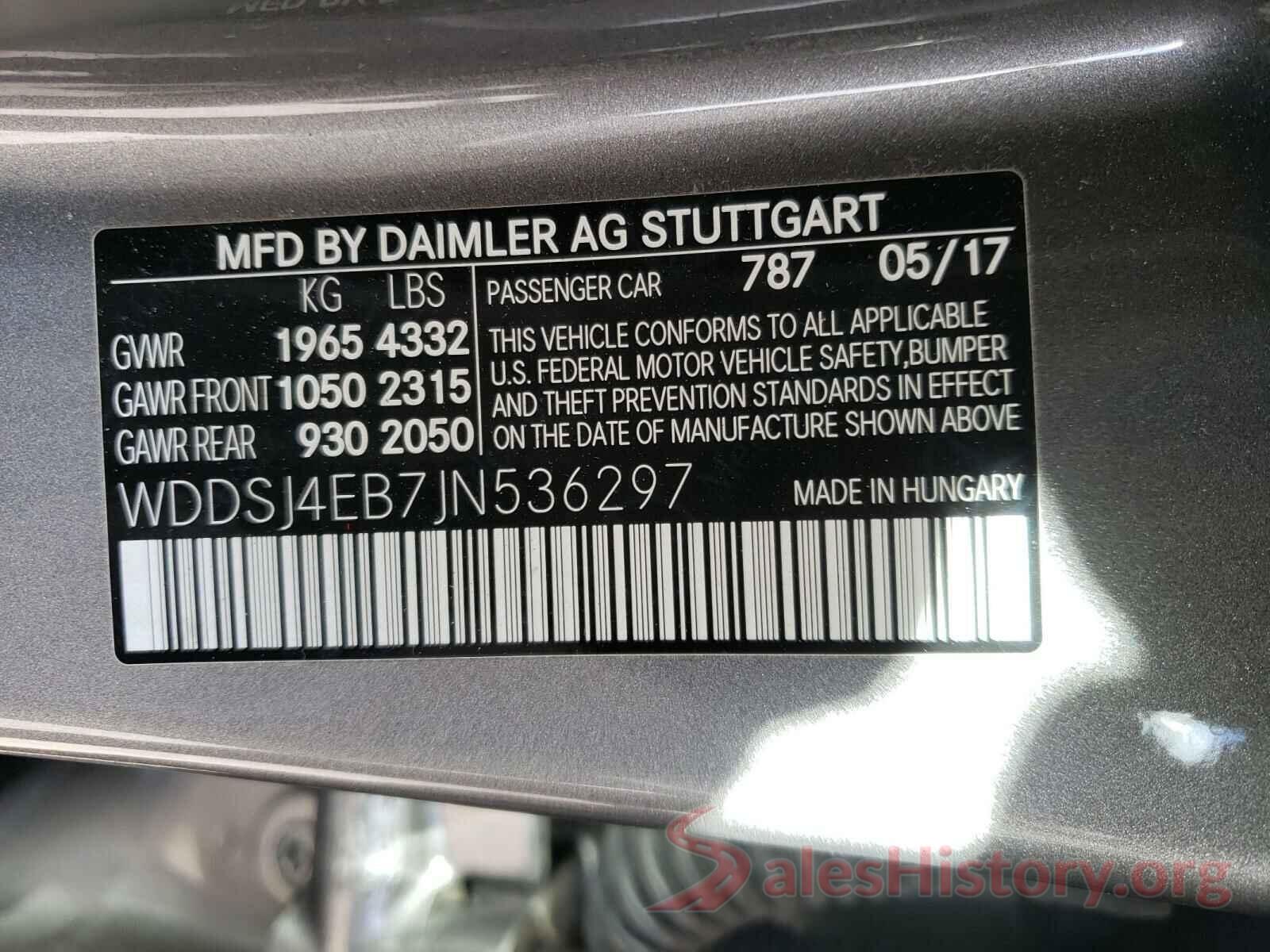 WDDSJ4EB7JN536297 2018 MERCEDES-BENZ C CLASS