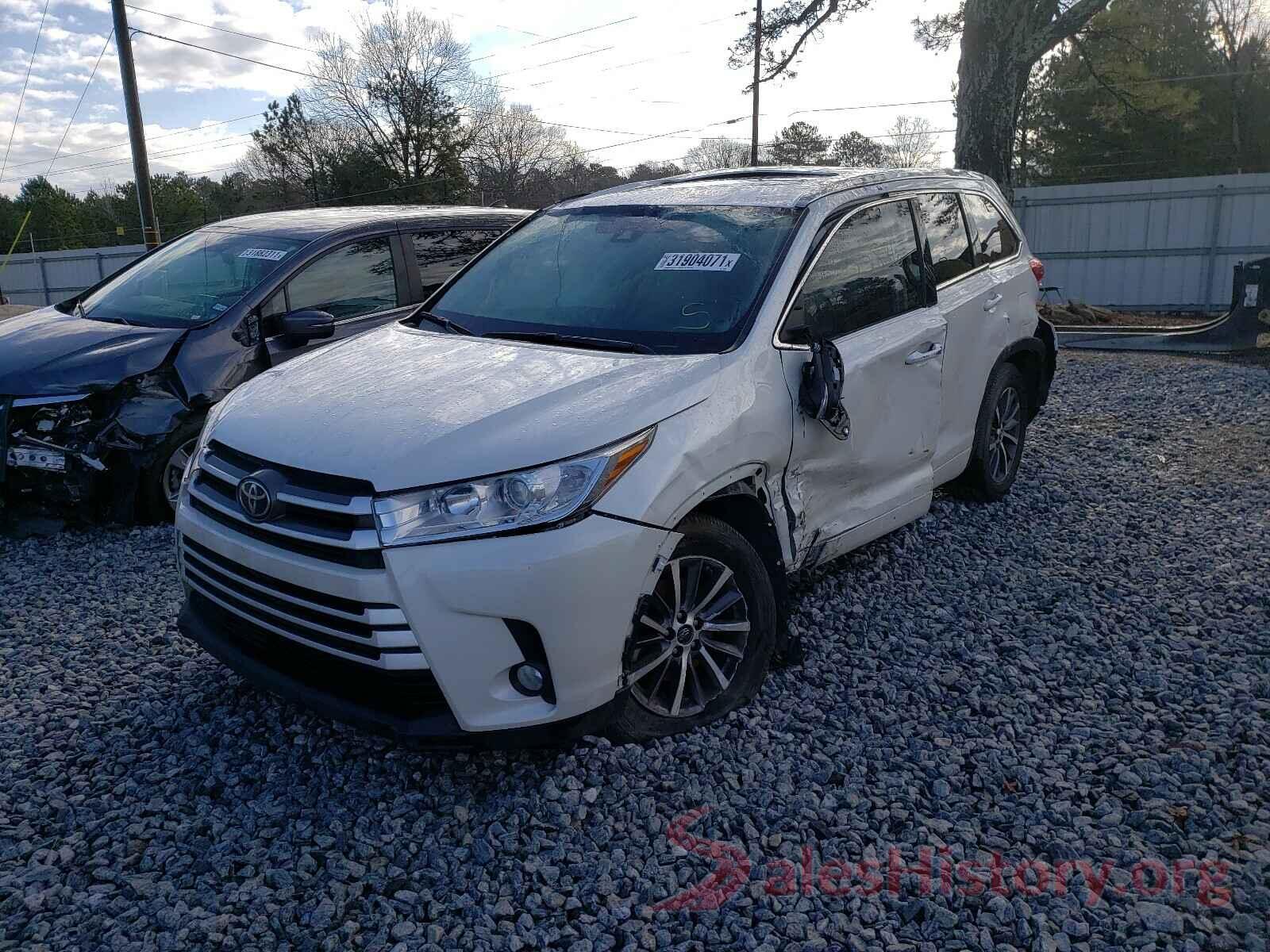 5TDKZRFH3JS533555 2018 TOYOTA HIGHLANDER