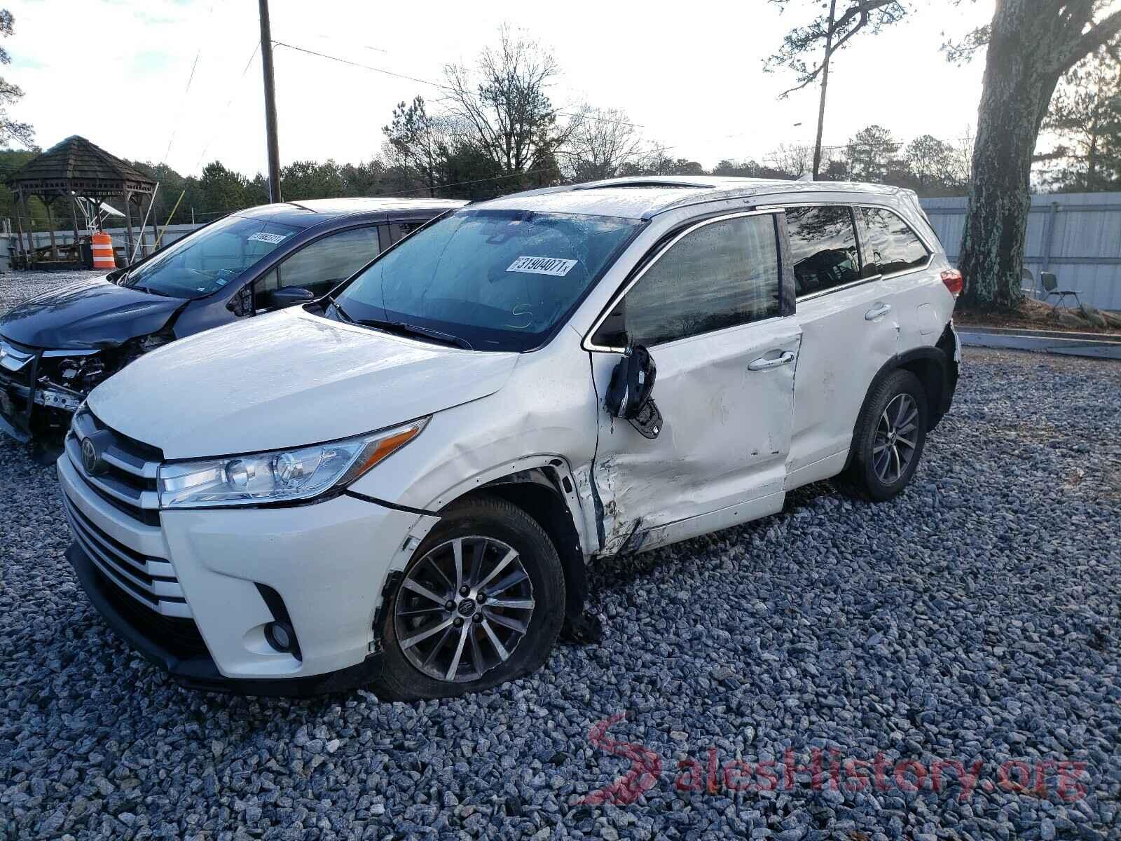 5TDKZRFH3JS533555 2018 TOYOTA HIGHLANDER