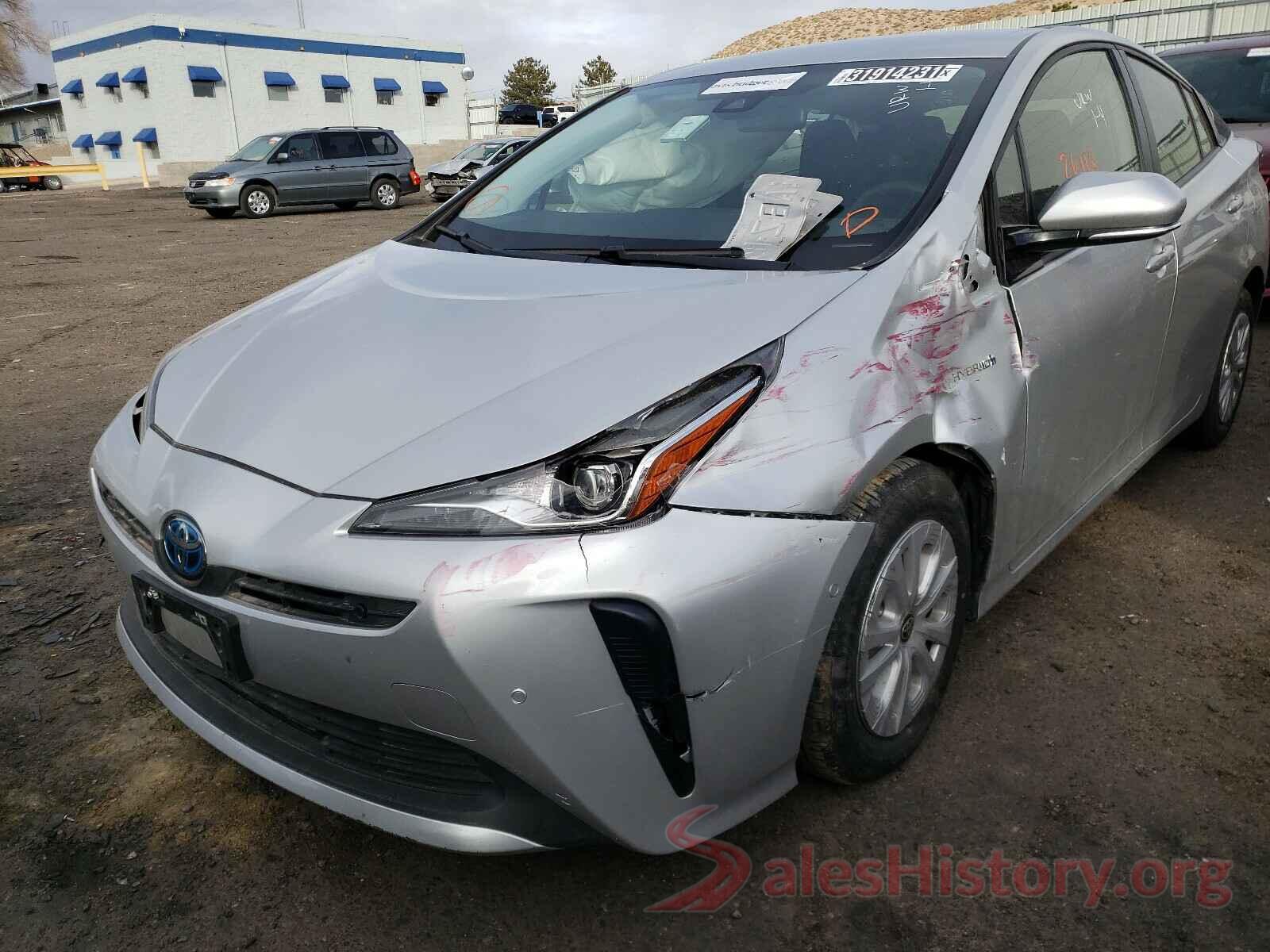 JTDKARFU6L3109327 2020 TOYOTA PRIUS