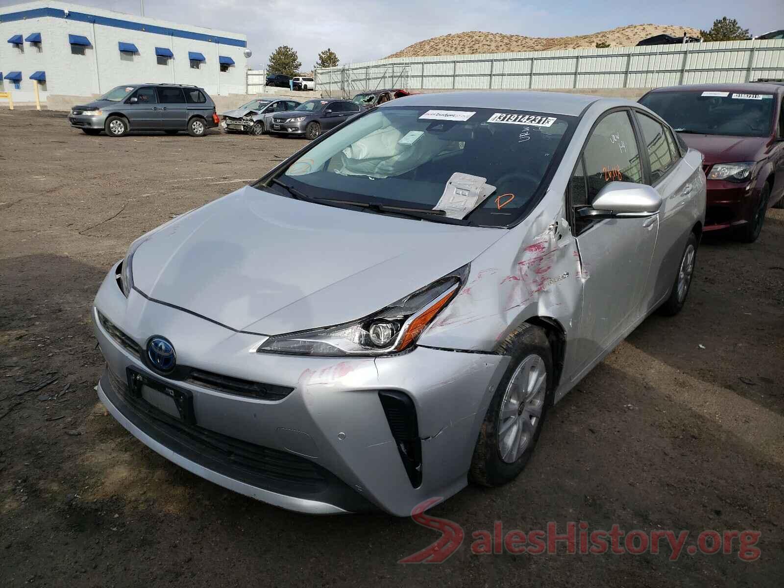 JTDKARFU6L3109327 2020 TOYOTA PRIUS