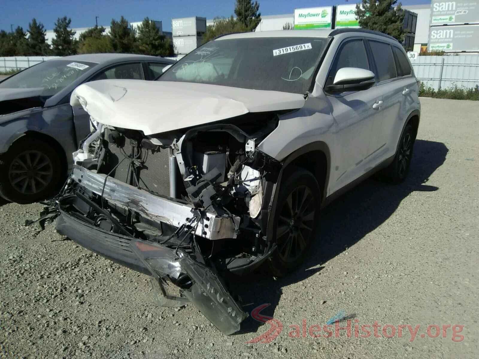 5TDKZRFH2KS571599 2019 TOYOTA HIGHLANDER