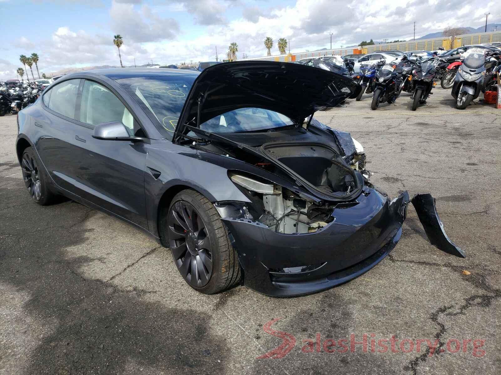 5YJ3E1EC6MF874335 2021 TESLA MODEL 3