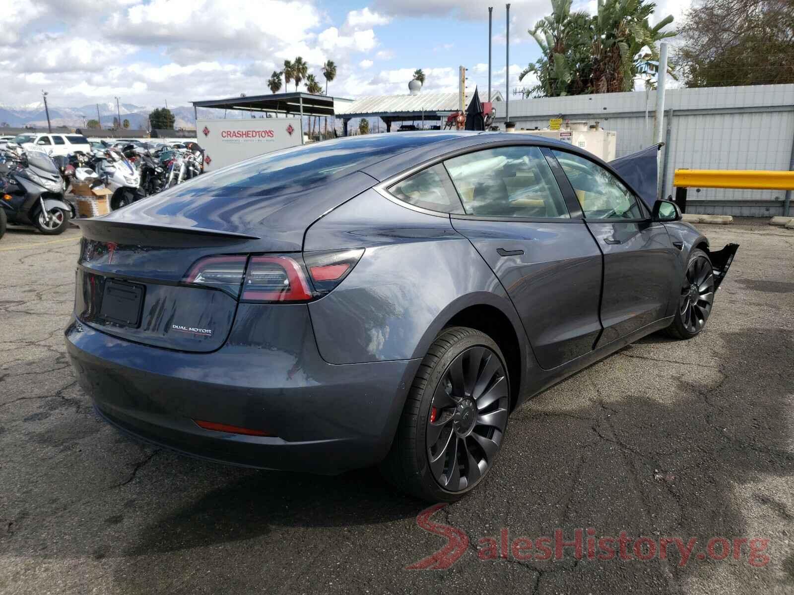 5YJ3E1EC6MF874335 2021 TESLA MODEL 3