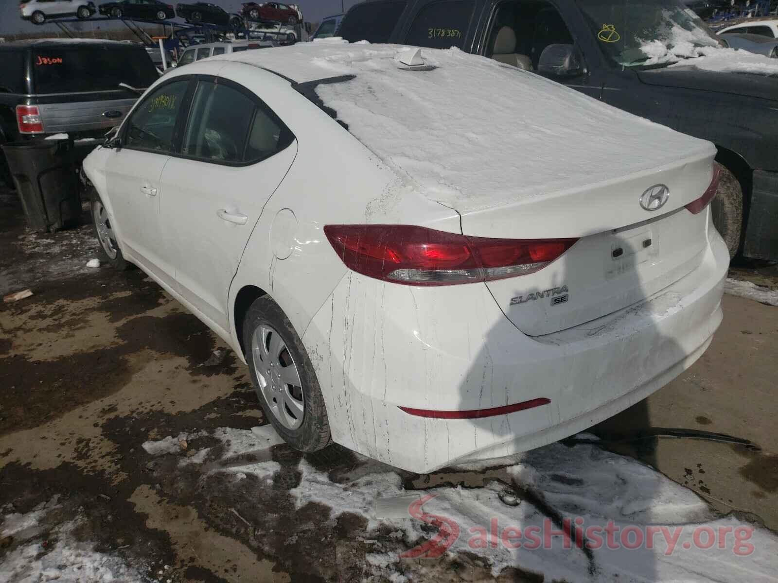 5NPD74LFXHH166352 2017 HYUNDAI ELANTRA