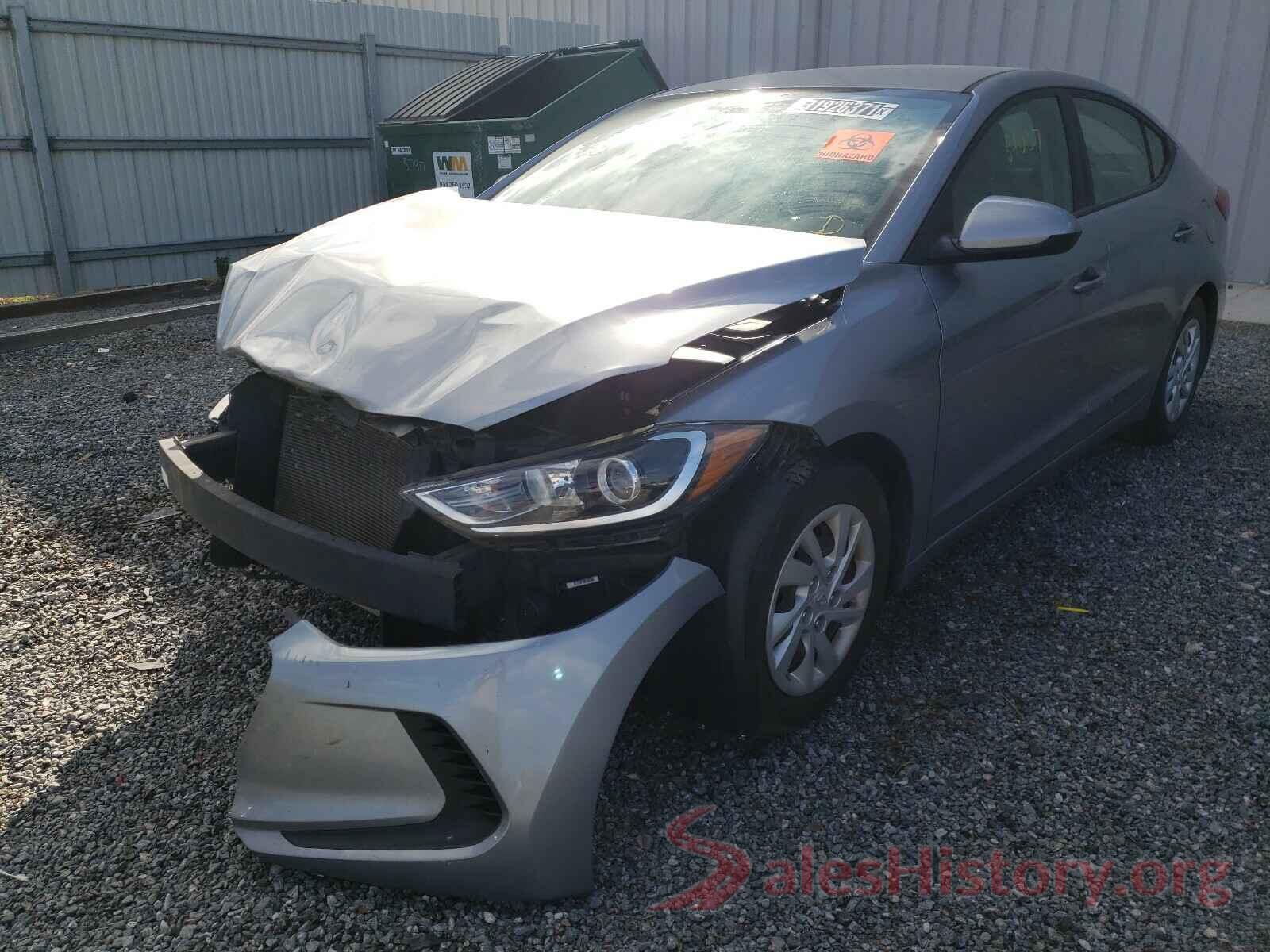 5NPD74LF6HH137303 2017 HYUNDAI ELANTRA