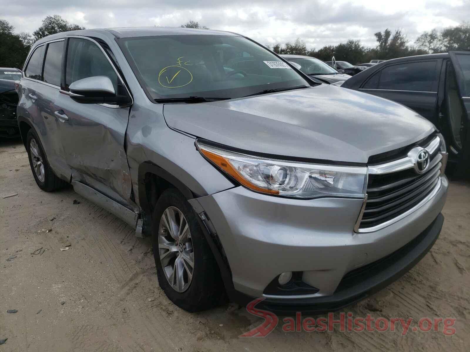 5TDZKRFH7GS185271 2016 TOYOTA HIGHLANDER