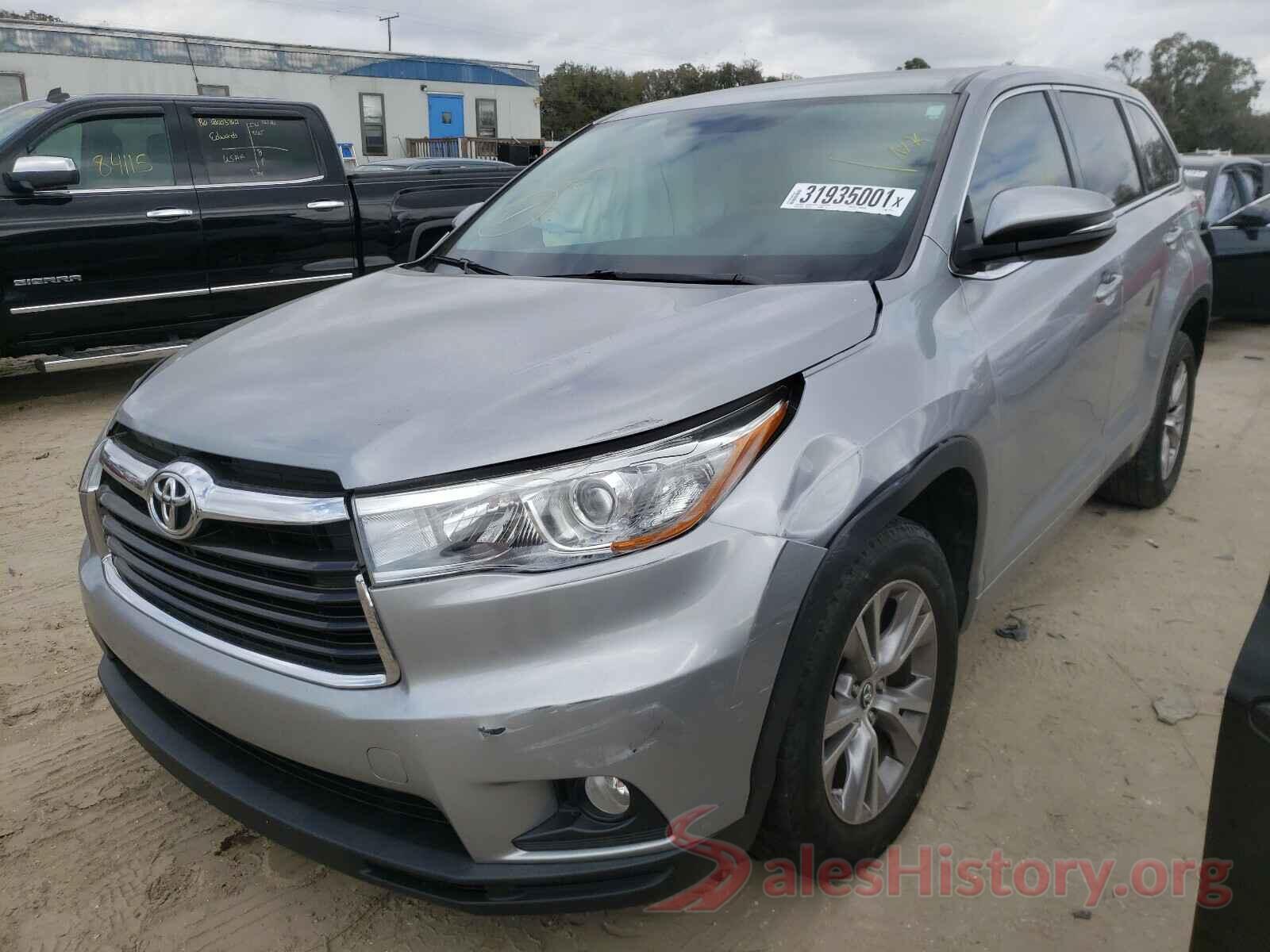 5TDZKRFH7GS185271 2016 TOYOTA HIGHLANDER