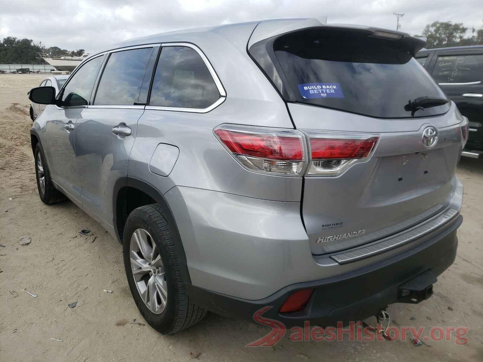 5TDZKRFH7GS185271 2016 TOYOTA HIGHLANDER