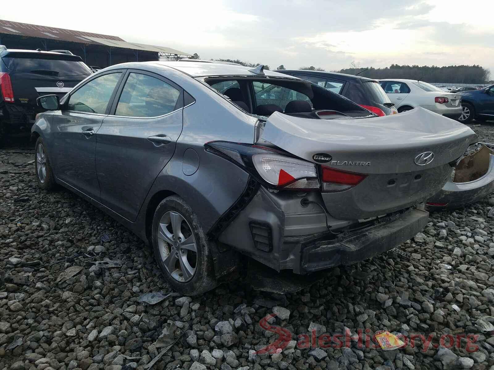 KMHDH4AE4GU504447 2016 HYUNDAI ELANTRA