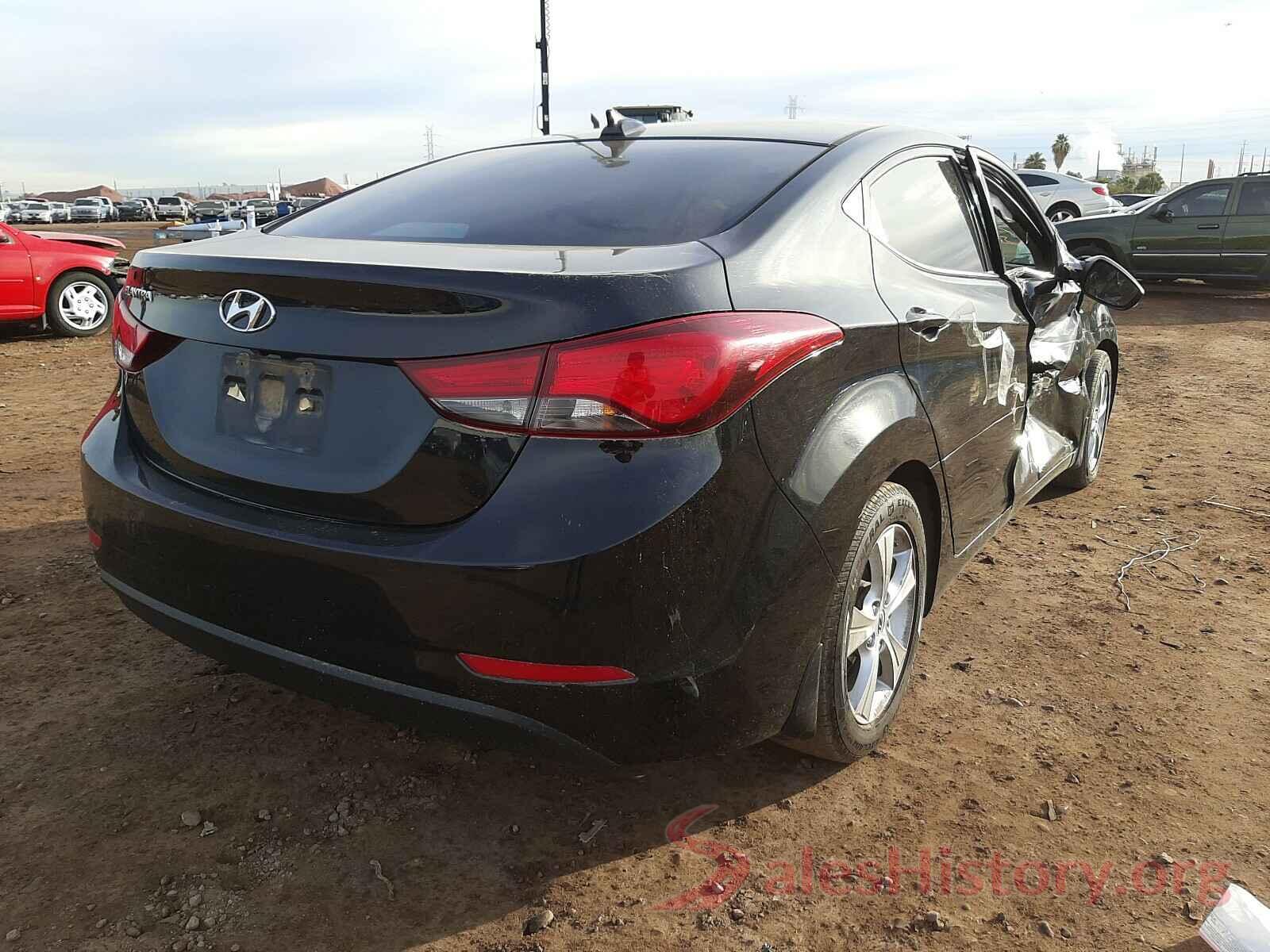 5NPDH4AE4GH791285 2016 HYUNDAI ELANTRA