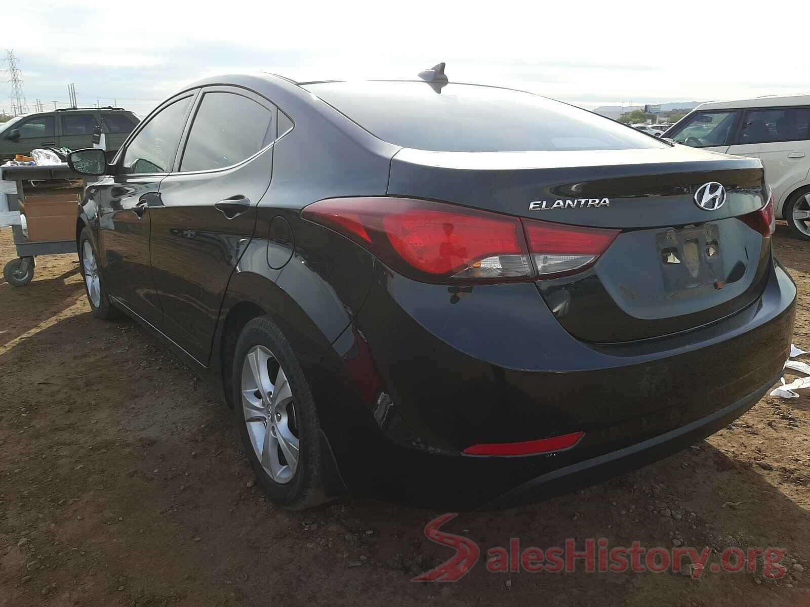 5NPDH4AE4GH791285 2016 HYUNDAI ELANTRA