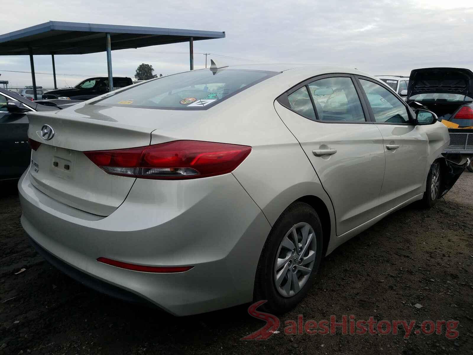 5NPD74LF0HH191521 2017 HYUNDAI ELANTRA