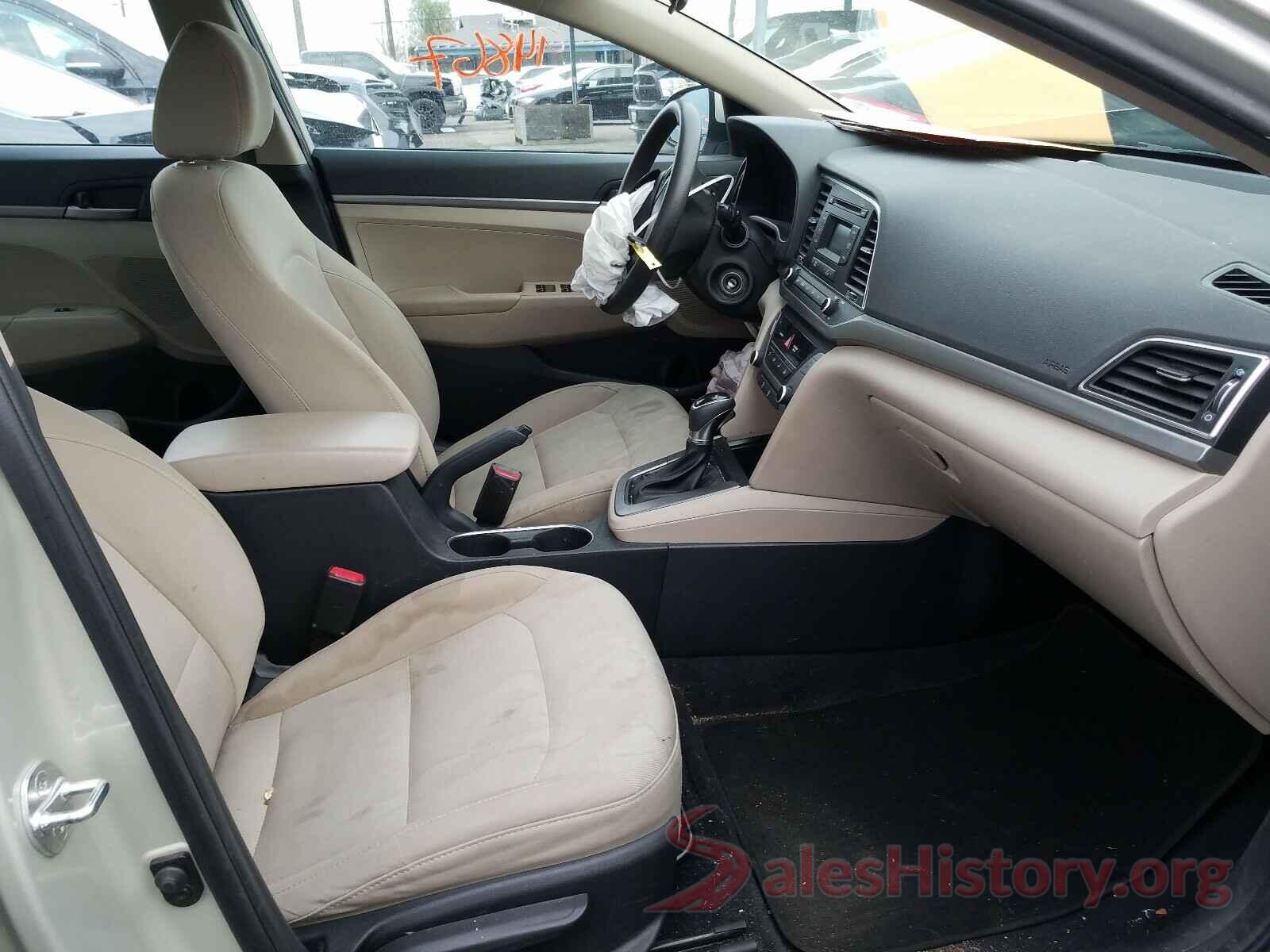 5NPD74LF0HH191521 2017 HYUNDAI ELANTRA