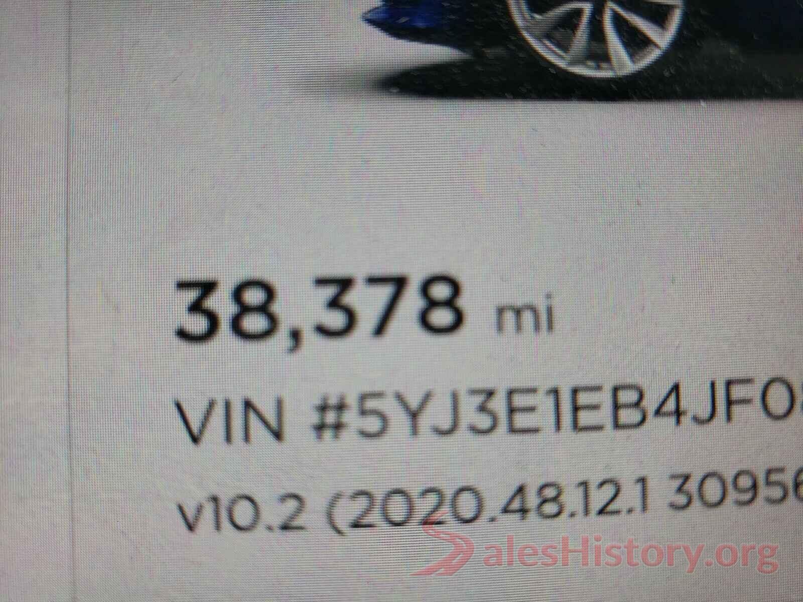 5YJ3E1EB4JF088424 2018 TESLA MODEL 3