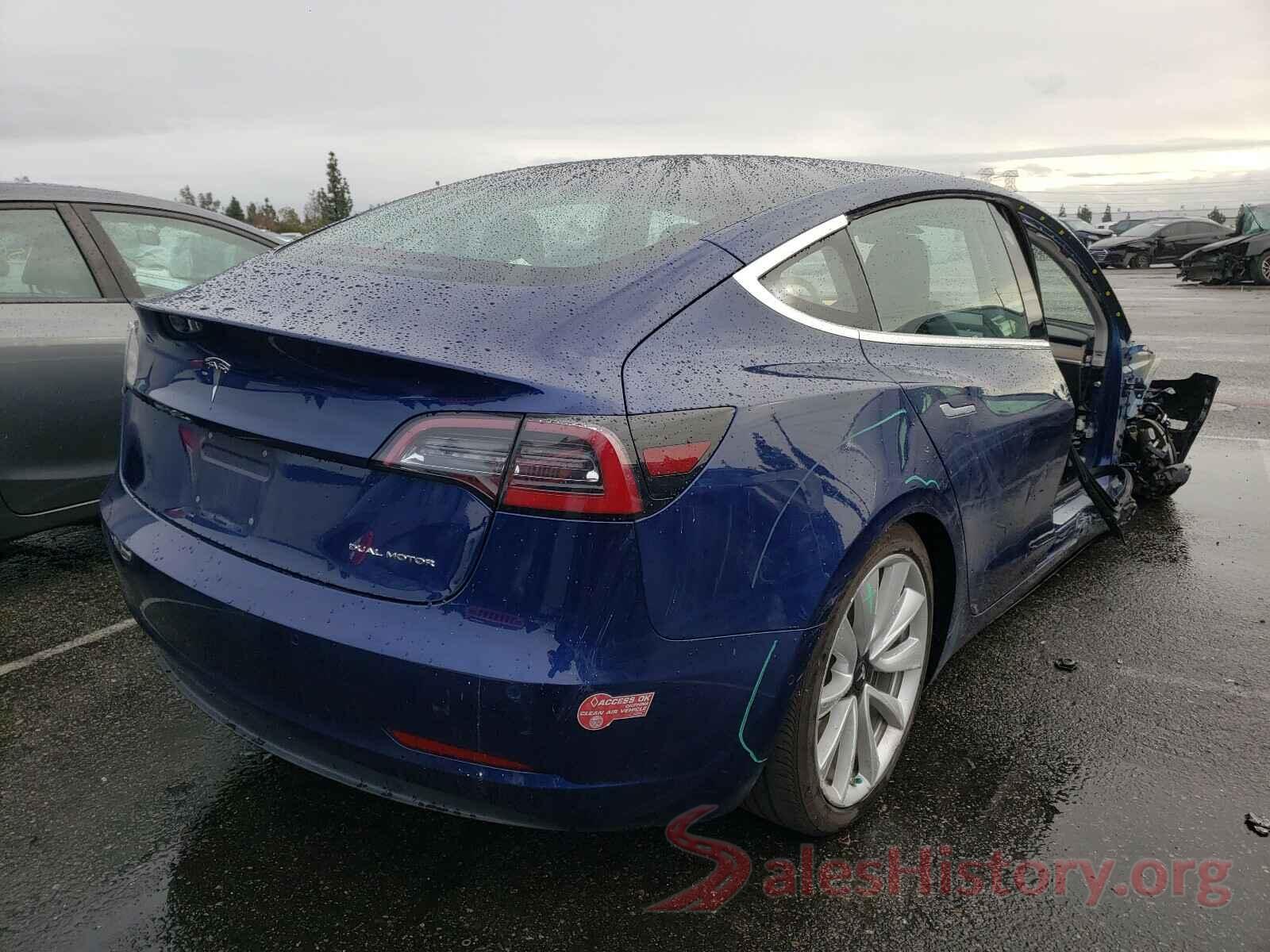 5YJ3E1EB4JF088424 2018 TESLA MODEL 3