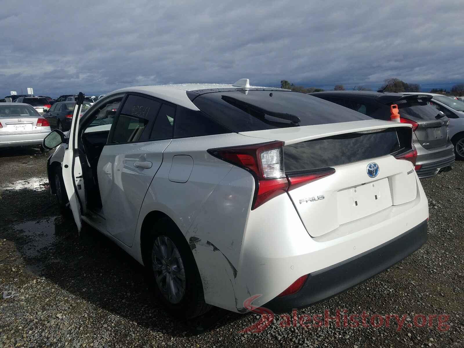 JTDKARFU1L3115620 2020 TOYOTA PRIUS